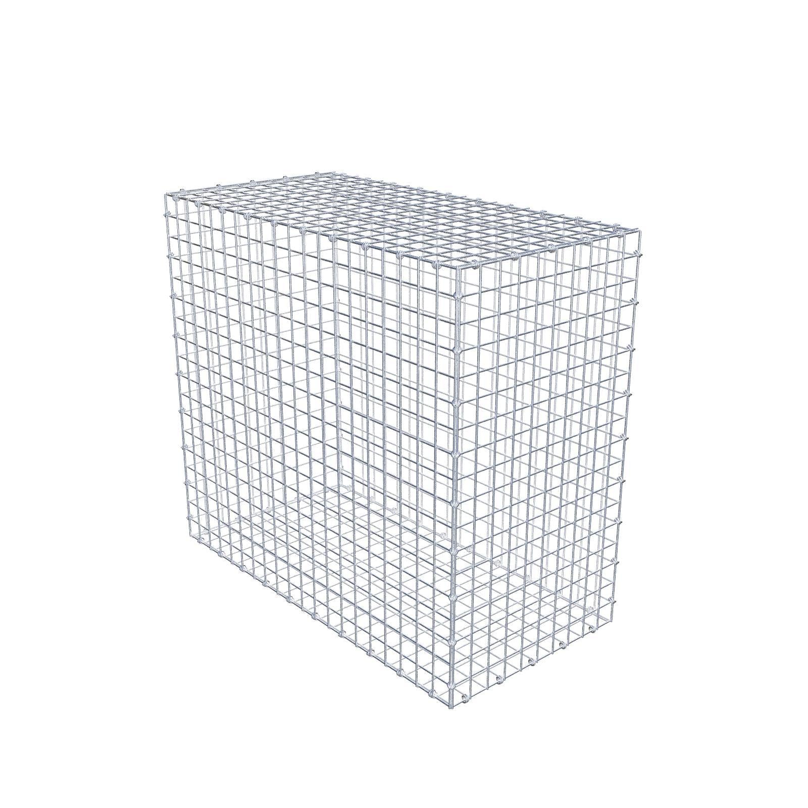 Gabião 100 cm x 90 cm x 50 cm (C x A x P), malhagem 5 x 5 cm, anel espiral