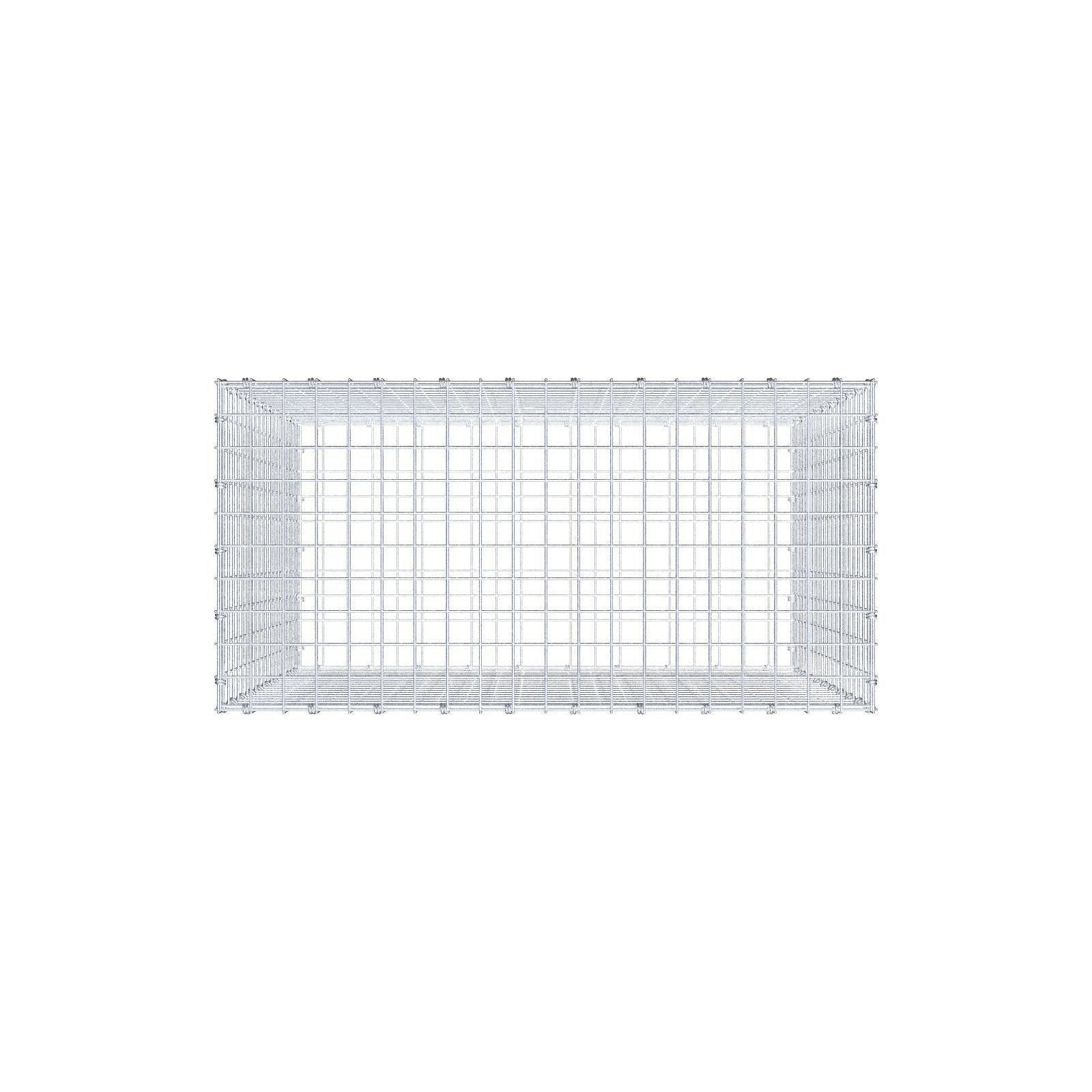 Gabião 100 cm x 100 cm x 50 cm (C x A x P), malhagem 5 x 5 cm, anel espiral