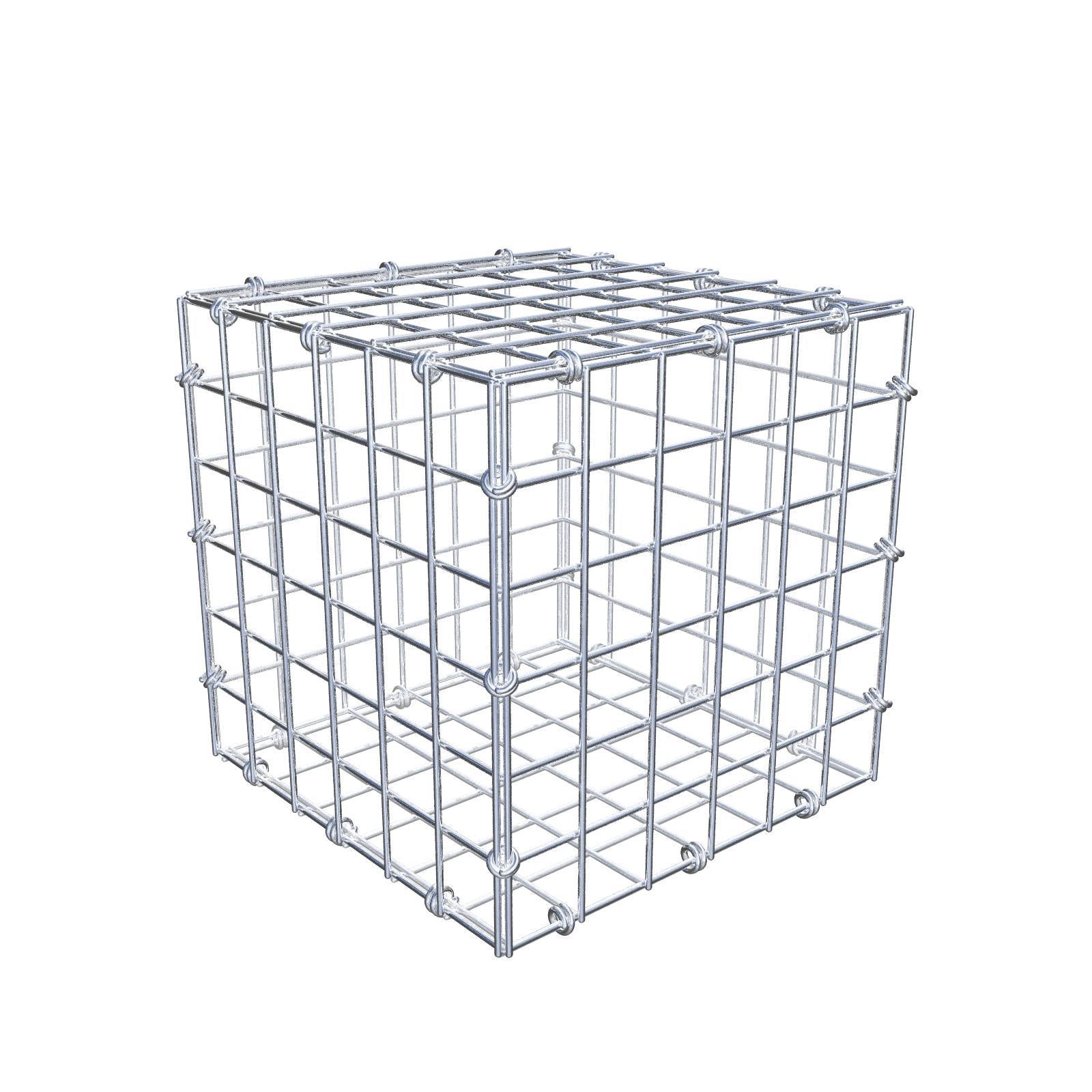 Gabion 30 cm x 30 cm x 30 cm (L x H x D), mesh size 5 x 5 cm, spiral ring