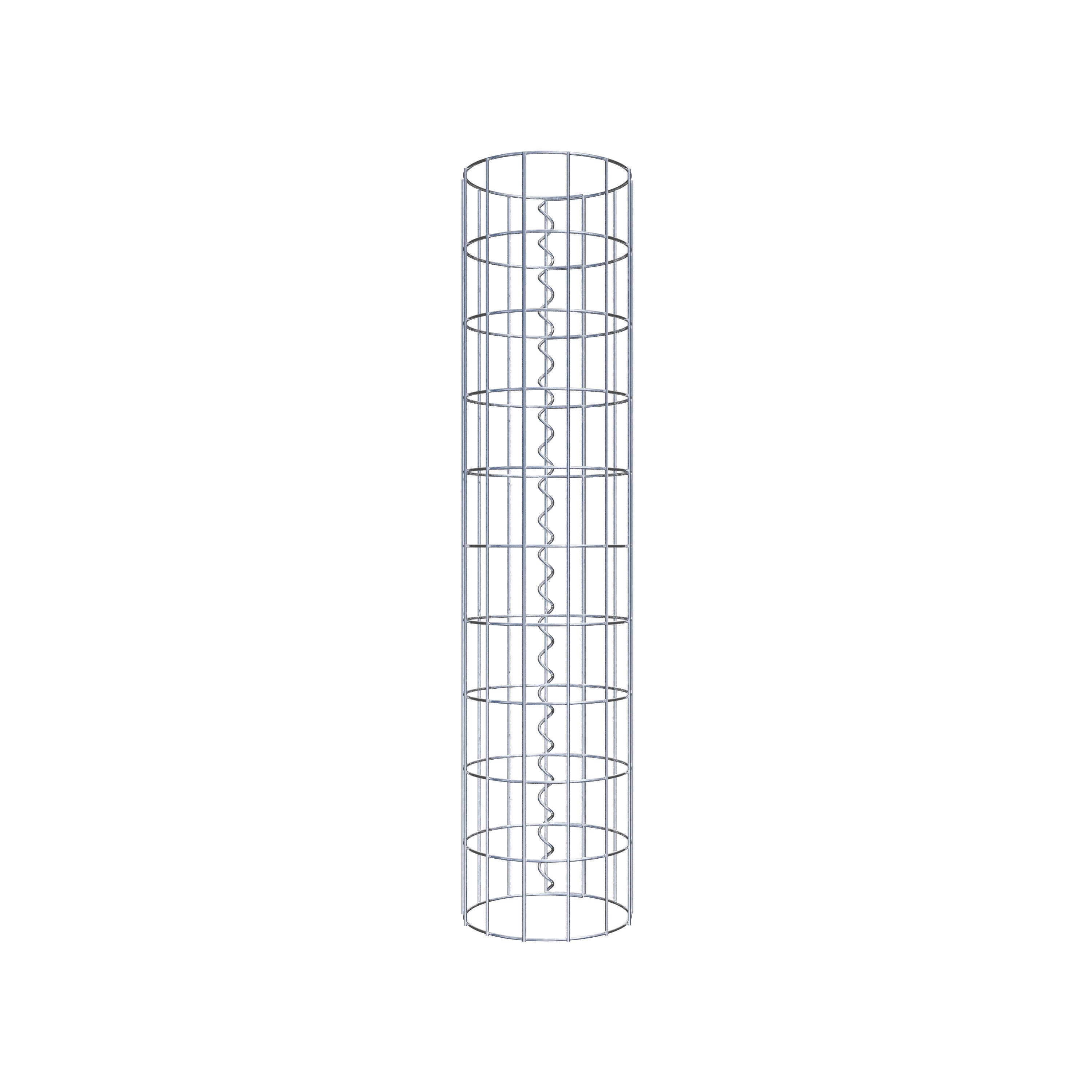 Gabionpelare diameter 22 cm, MW 5 x 10 cm rund