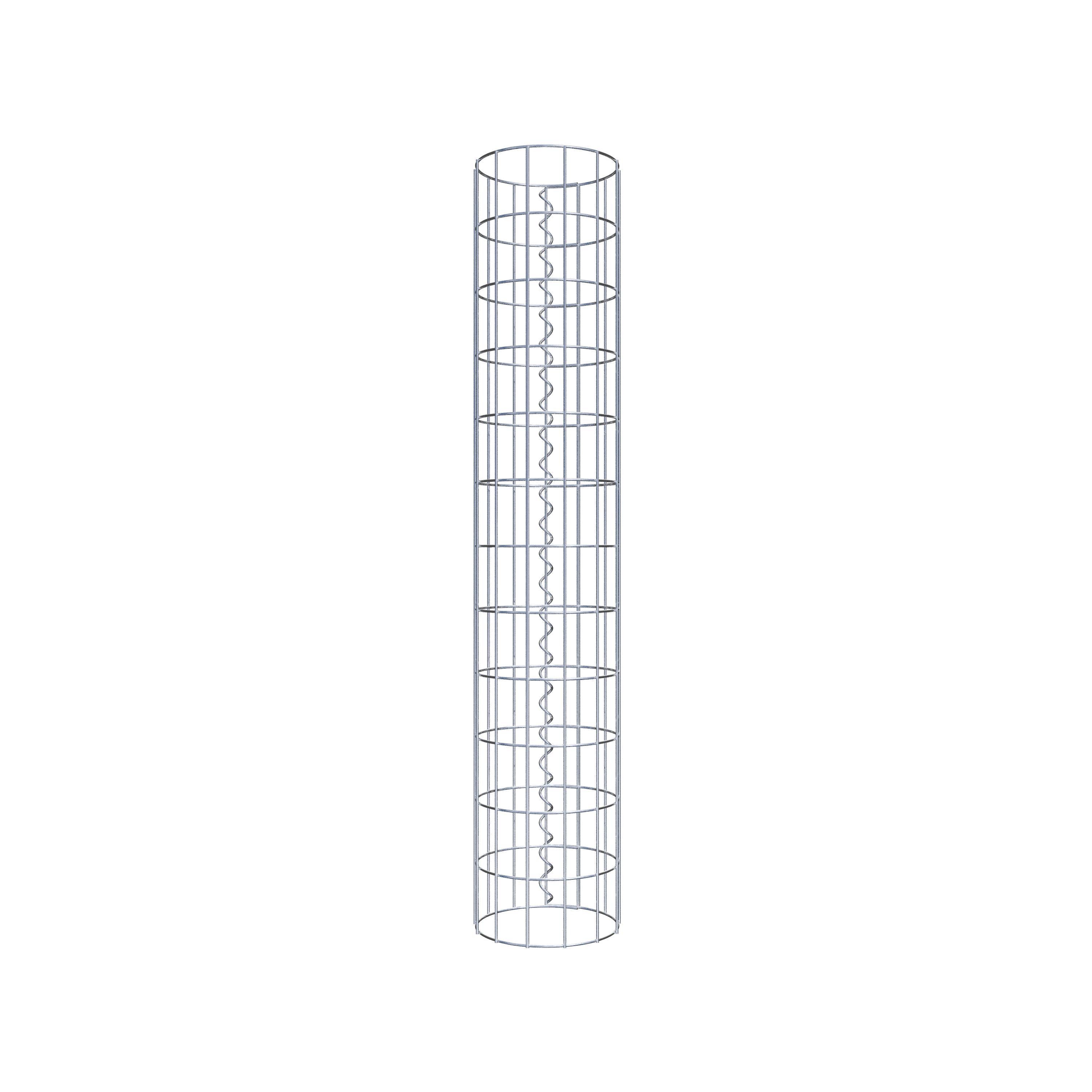 Gabionpelare diameter 22 cm, MW 5 x 10 cm rund