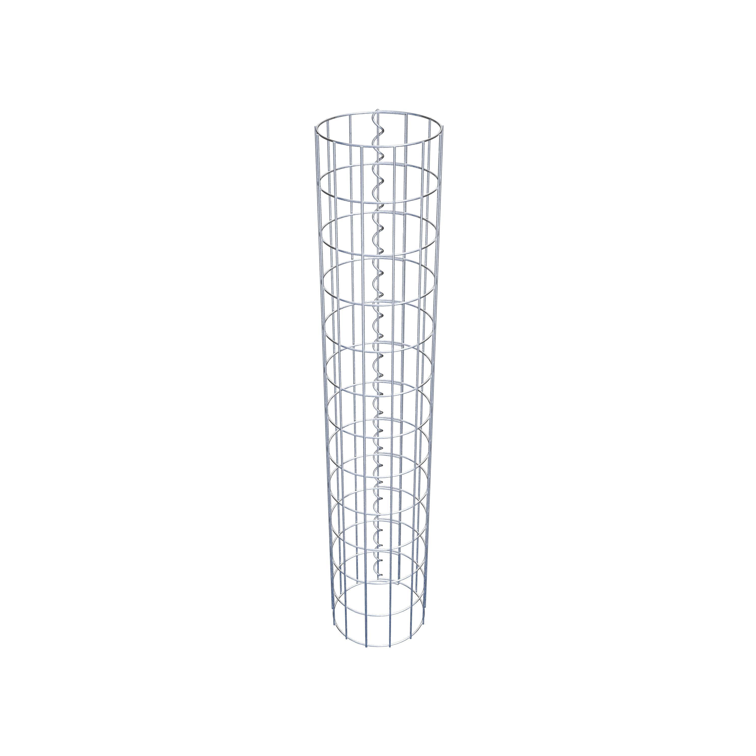 Gabionpelare diameter 22 cm, MW 5 x 10 cm rund