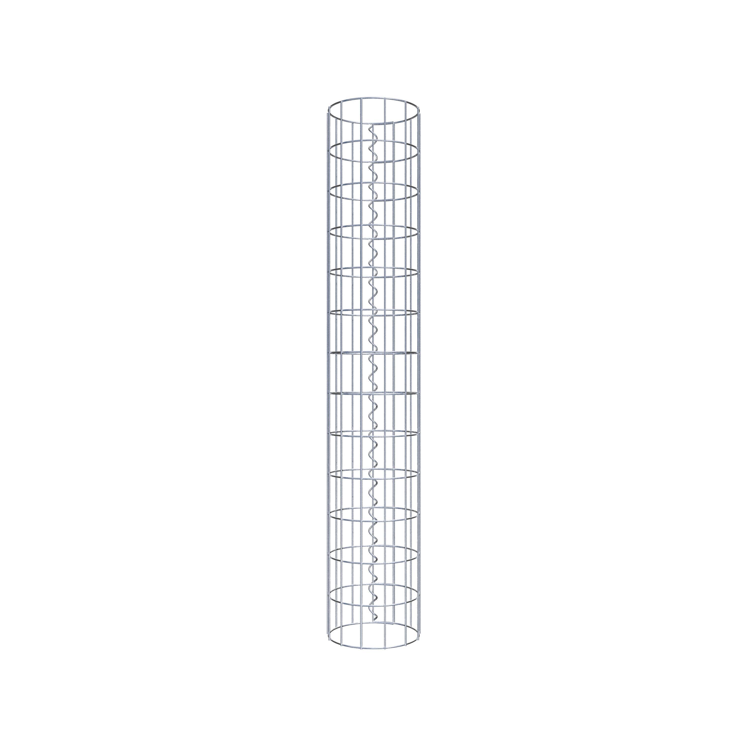 Gabionpelare diameter 22 cm, MW 5 x 10 cm rund