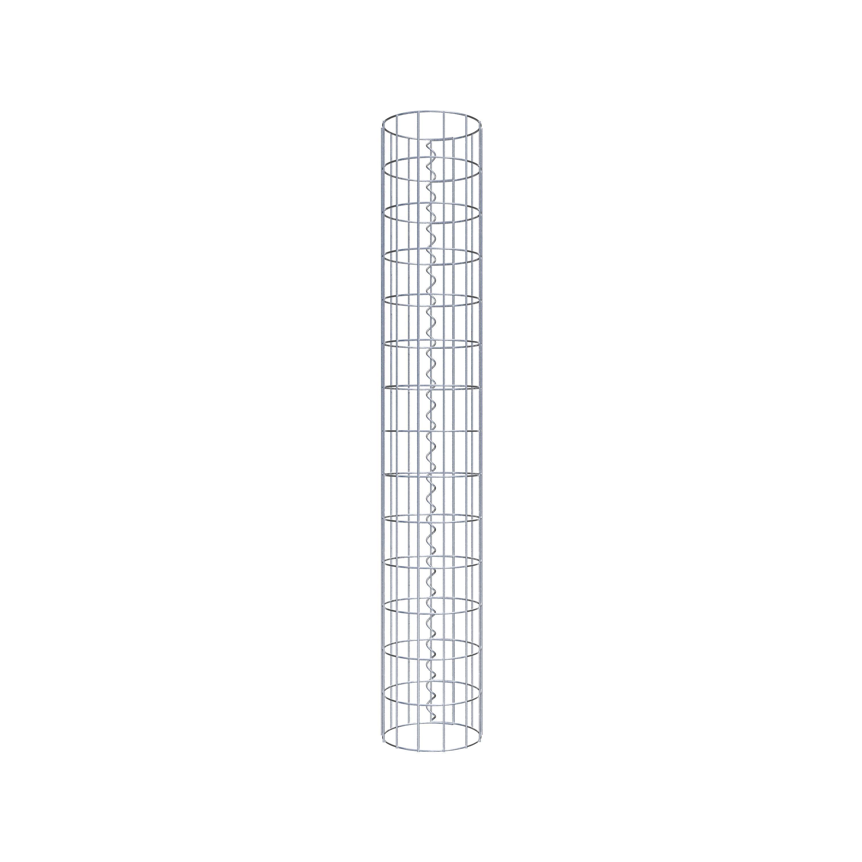 Gabionpelare diameter 22 cm, MW 5 x 10 cm rund