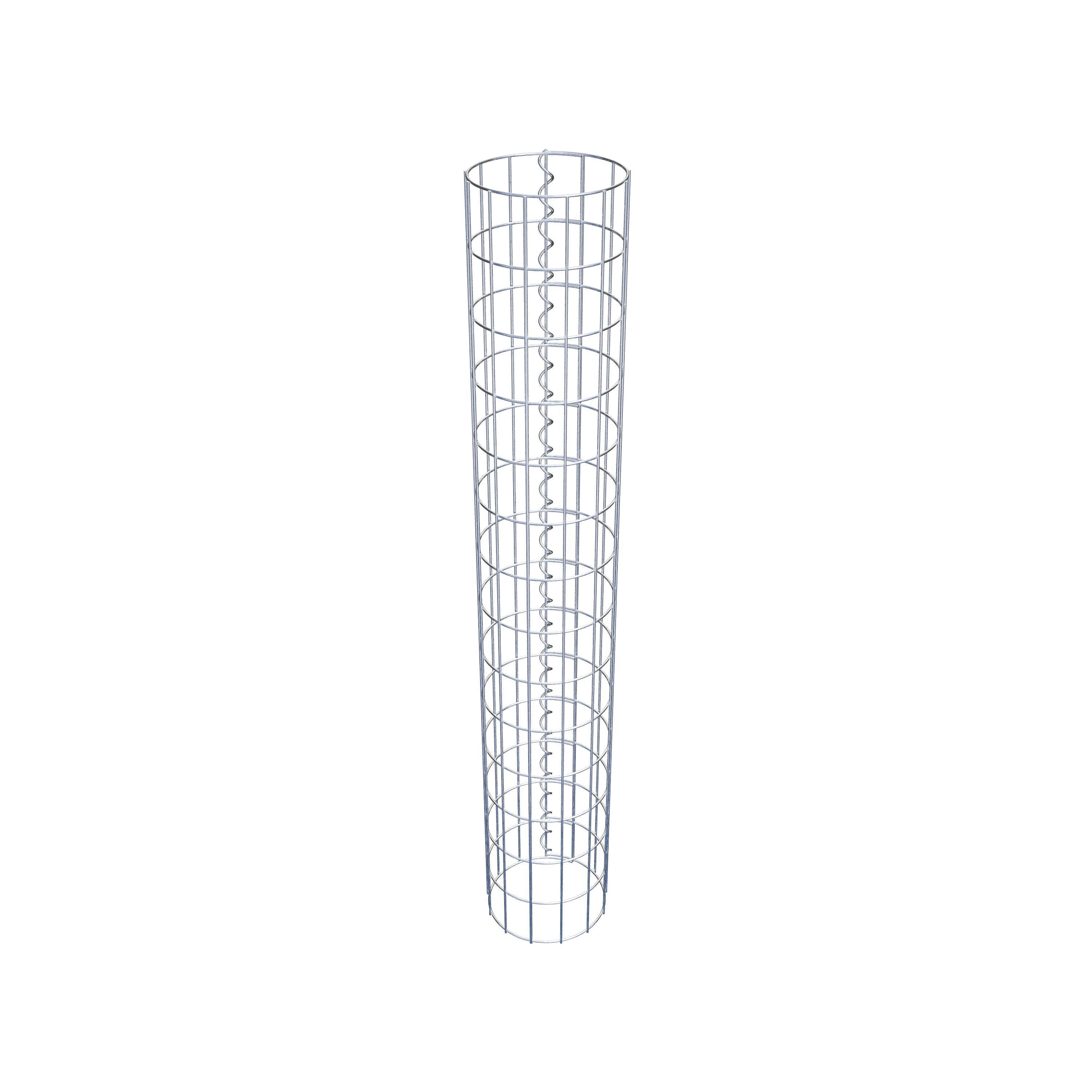 Gabionpelare diameter 22 cm, MW 5 x 10 cm rund