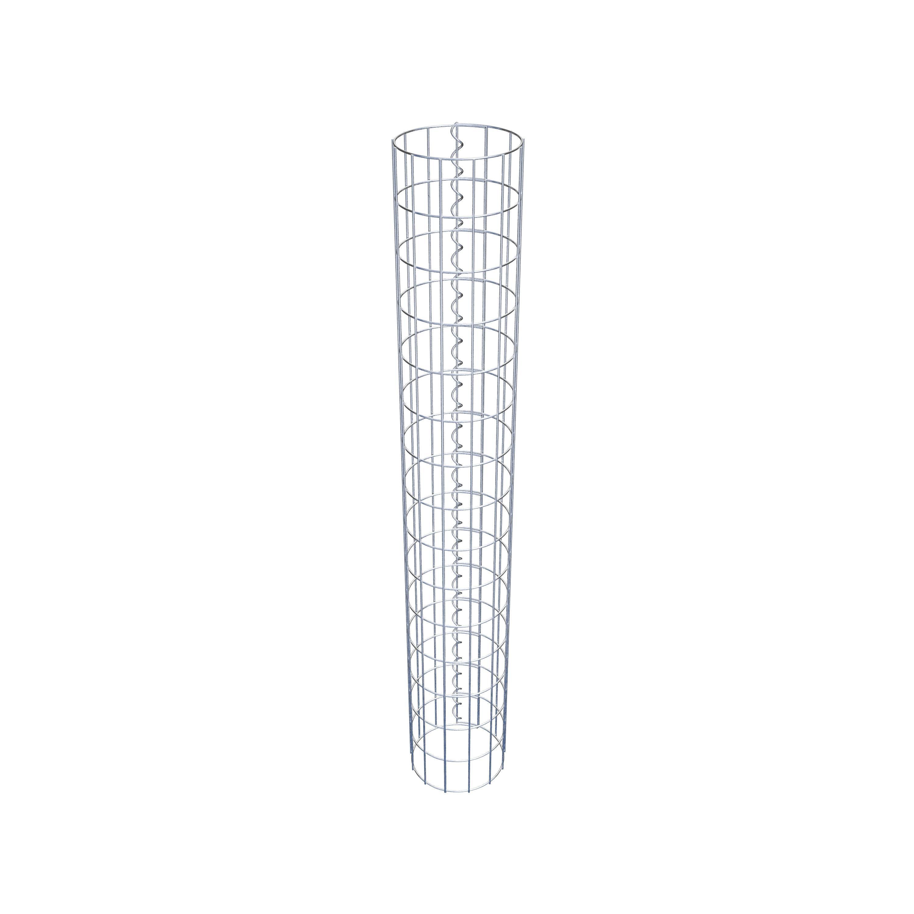 Gabionpelare diameter 22 cm, MW 5 x 10 cm rund