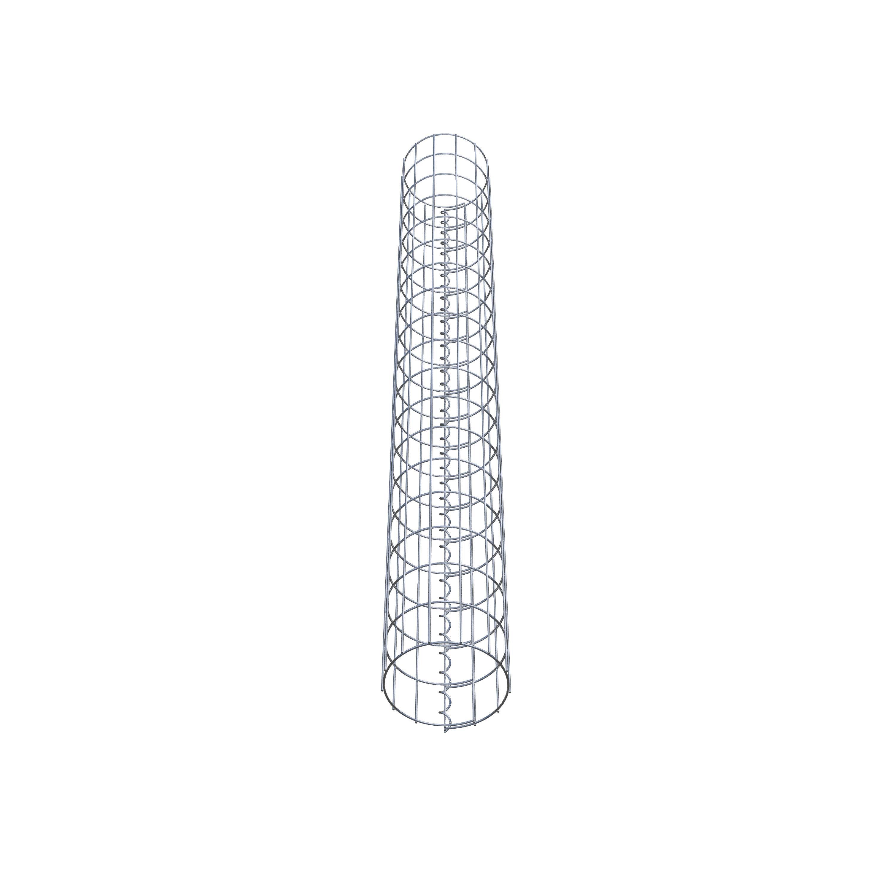 Gabionpelare diameter 22 cm, MW 5 x 10 cm rund