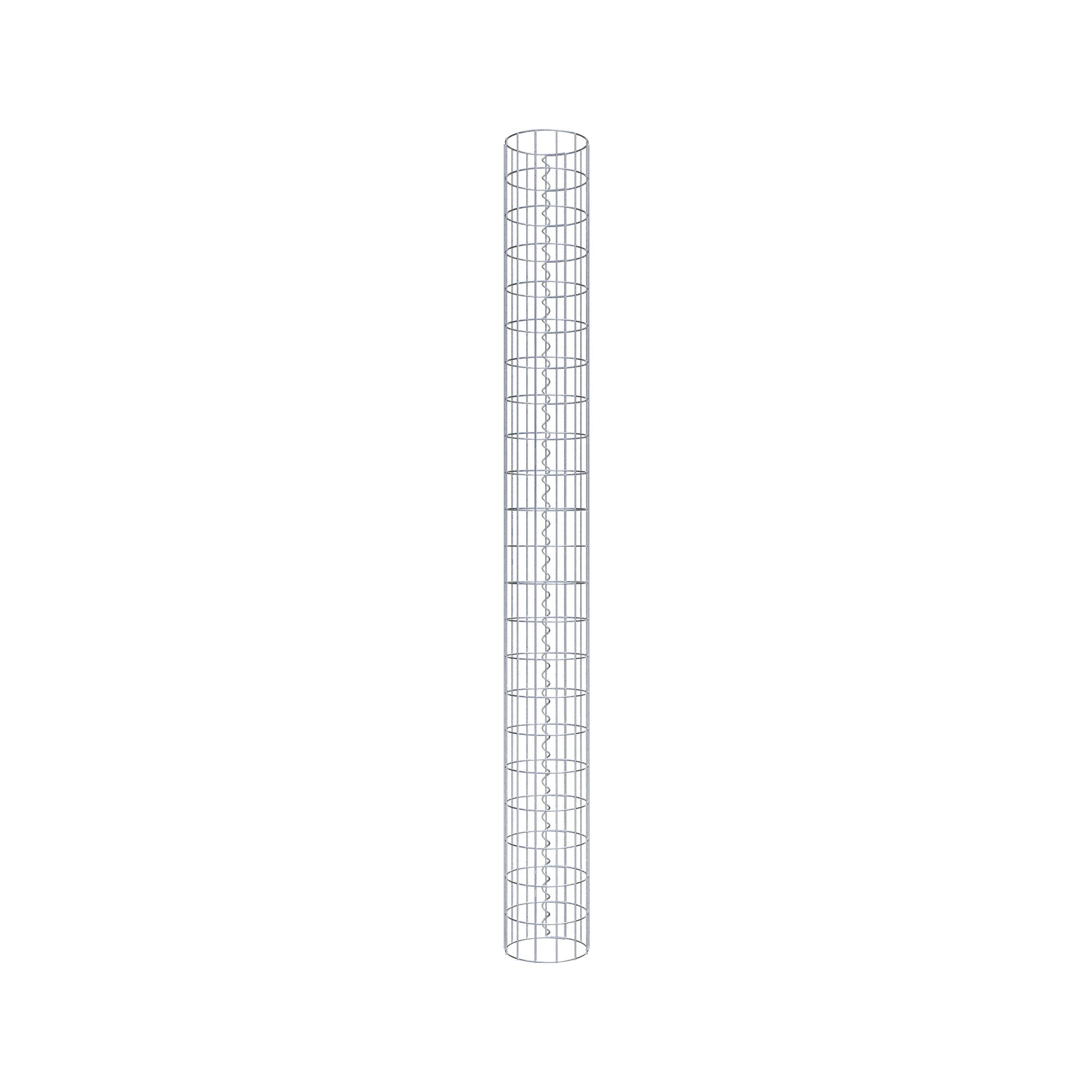 Gabionpelare diameter 22 cm, MW 5 x 10 cm rund