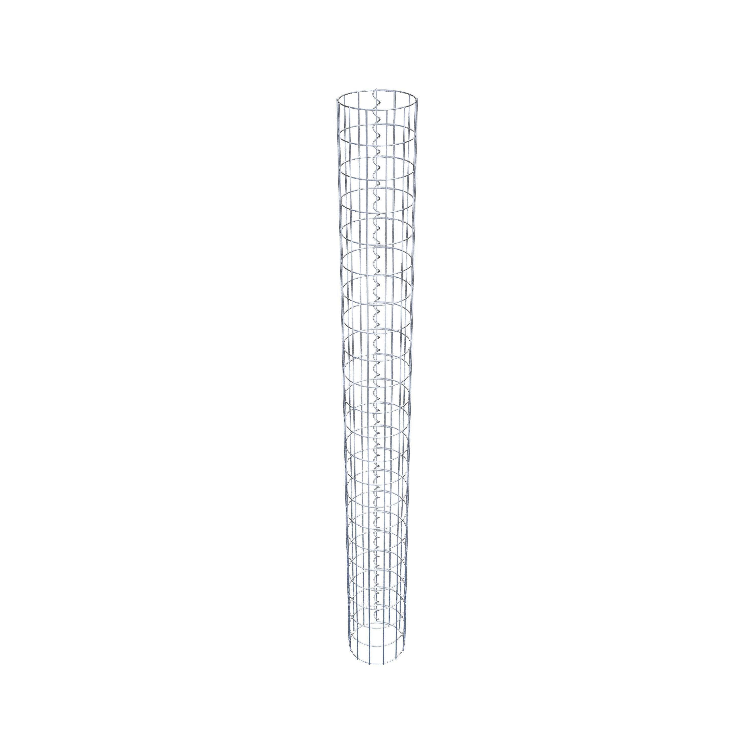 Gabionpelare diameter 22 cm, MW 5 x 10 cm rund