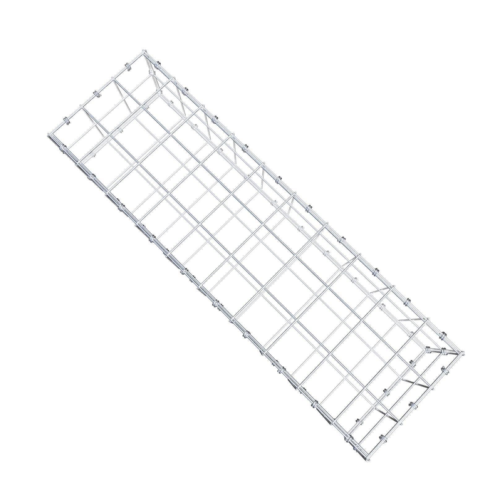 Gabião 100 cm x 20 cm x 30 cm (C x A x P), malhagem 10 x 10 cm, anel espiral