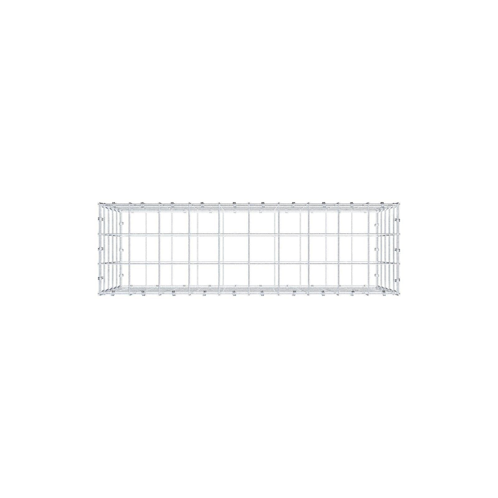 Gabião 100 cm x 50 cm x 30 cm (C x A x P), malhagem 10 x 10 cm, anel espiral