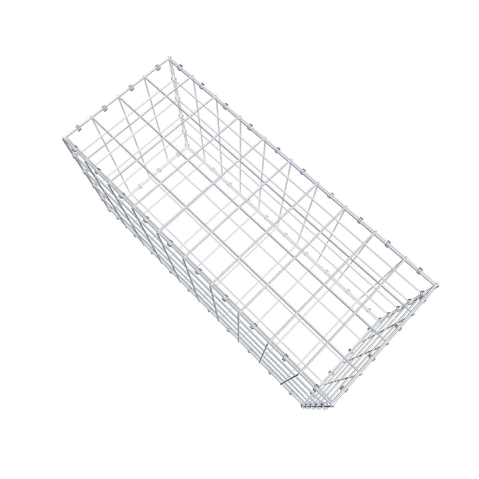 Gabião 100 cm x 50 cm x 40 cm (C x A x P), malhagem 10 x 10 cm, anel espiral