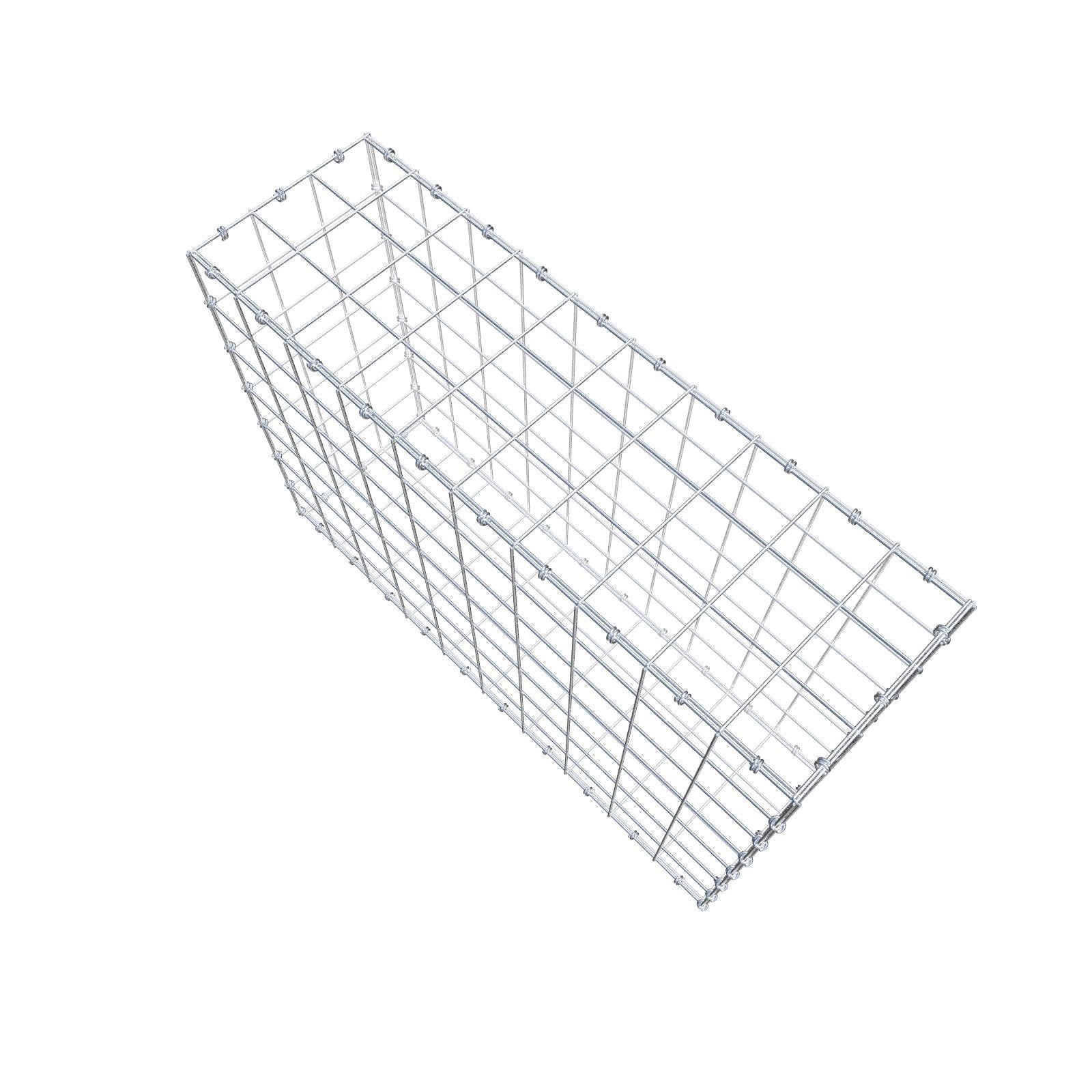 Gabião 100 cm x 70 cm x 30 cm (C x A x P), malhagem 10 x 10 cm, anel espiral