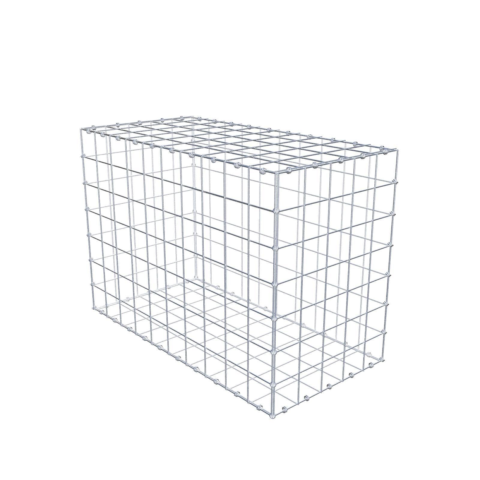Gabion 100 cm x 70 cm x 50 cm (L x H x D), maskstorlek 10 x 10 cm, spiralring