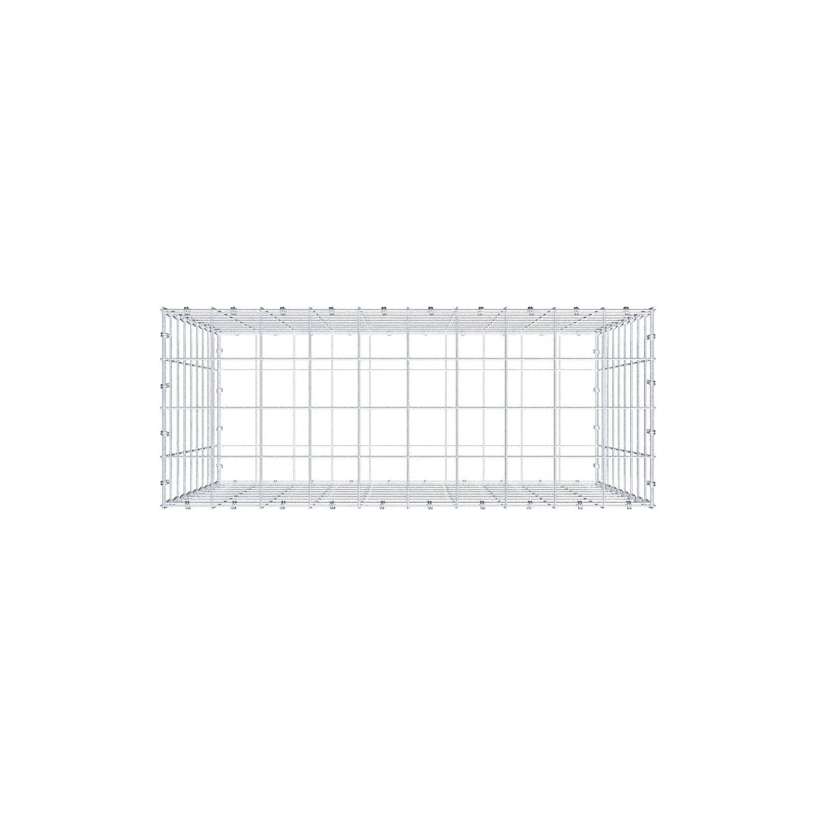 Gabião 100 cm x 90 cm x 40 cm (C x A x P), malhagem 10 x 10 cm, anel espiral
