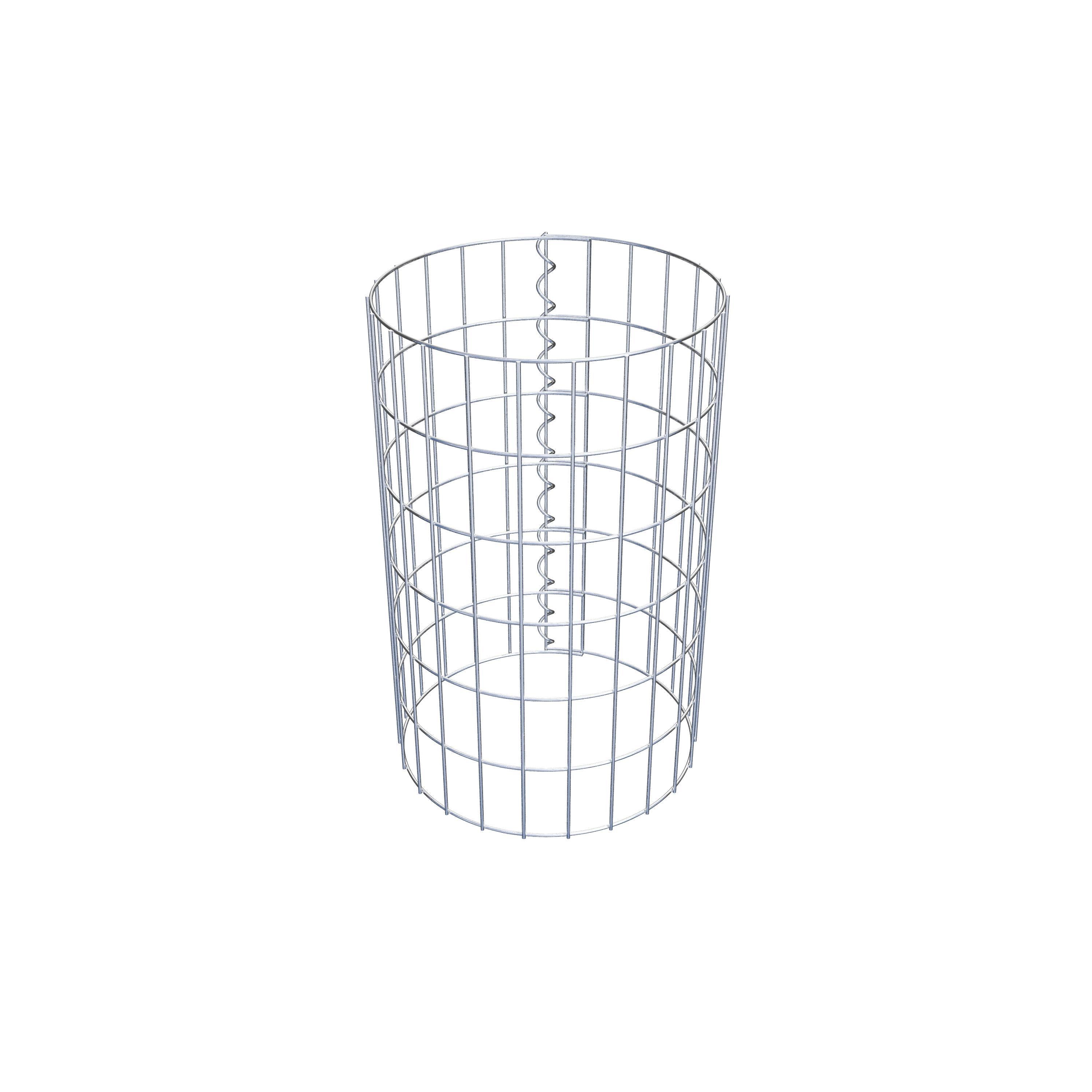 Colonne de gabion diamètre 37 cm, MW 5 x 10 cm rond