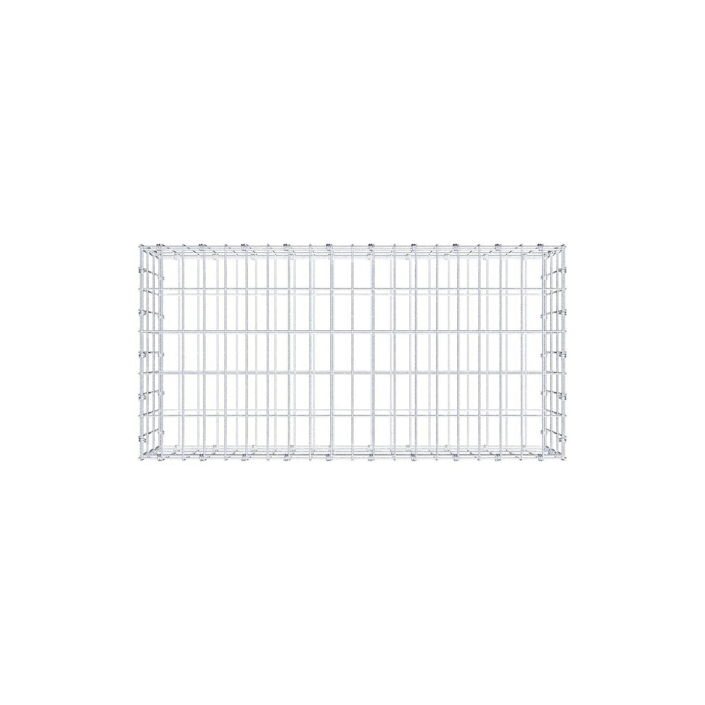 Schanskorf 100 cm x 30 cm x 50 cm (L x H x D), maaswijdte 5 x 10 cm, spiraalring