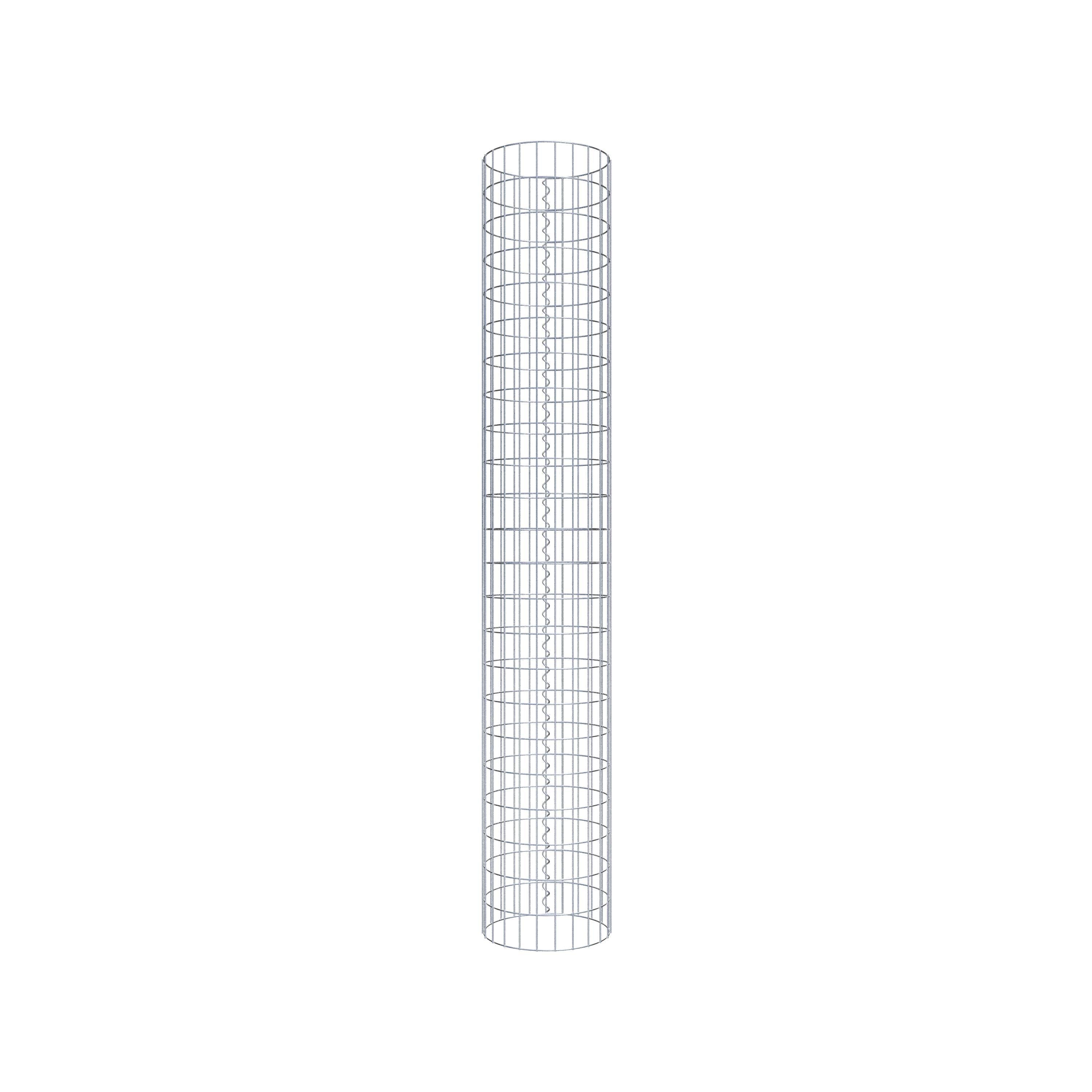 Colonne de gabion diamètre 37 cm, MW 5 x 10 cm rond