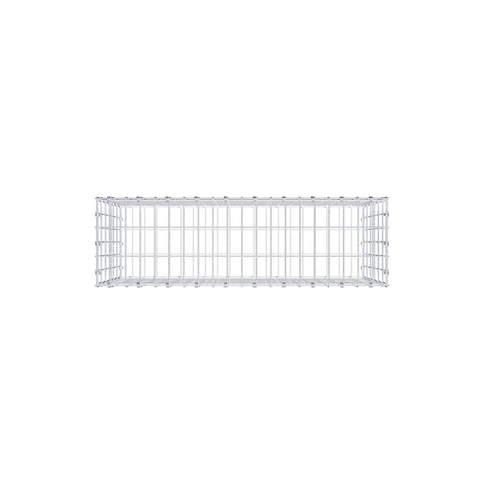 Gabion 100 cm x 60 cm x 30 cm (L x H x D), mesh size 5 x 10 cm, spiral ring