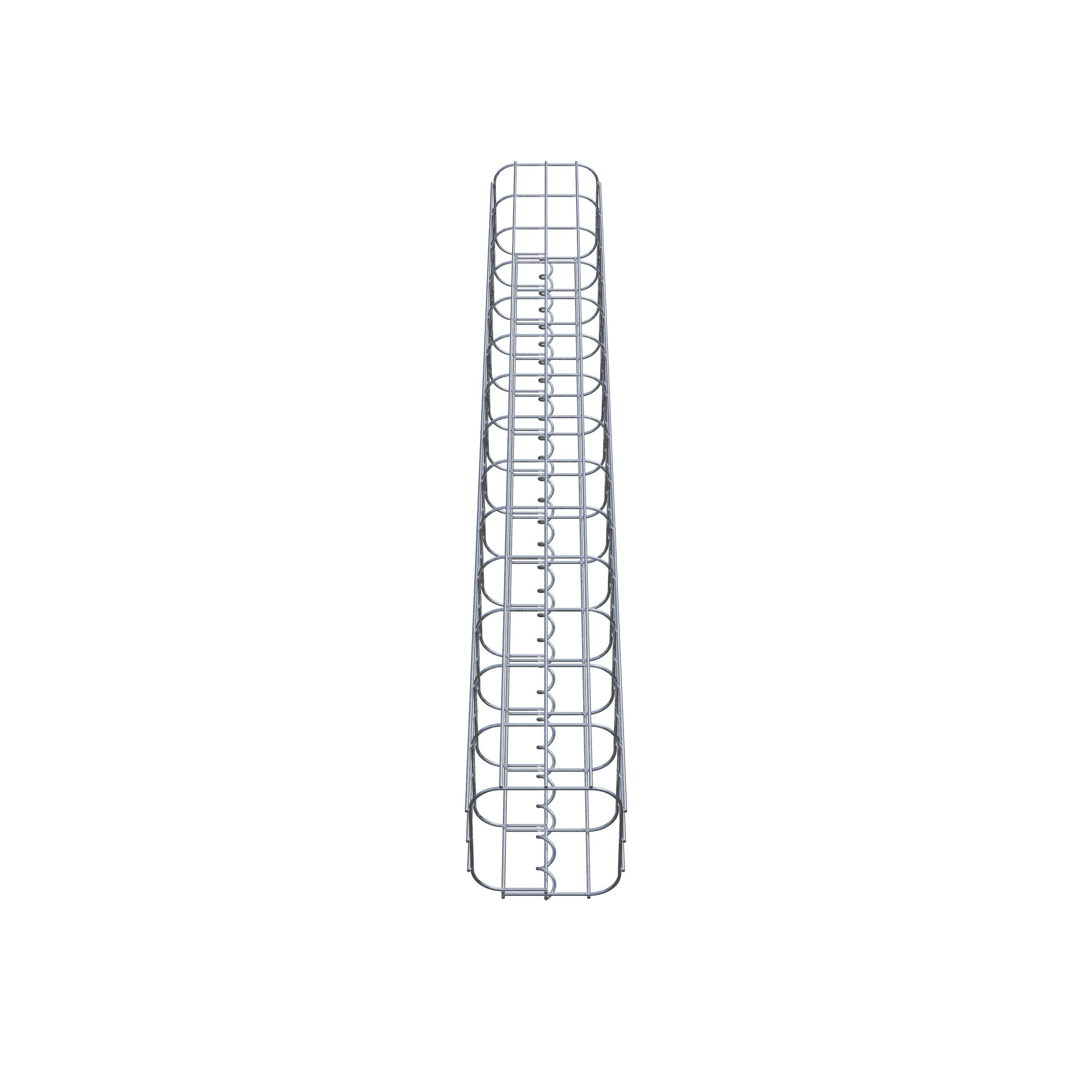 Gabionpelare 17 x 17 cm, MW 5 x 10 cm kvadrat