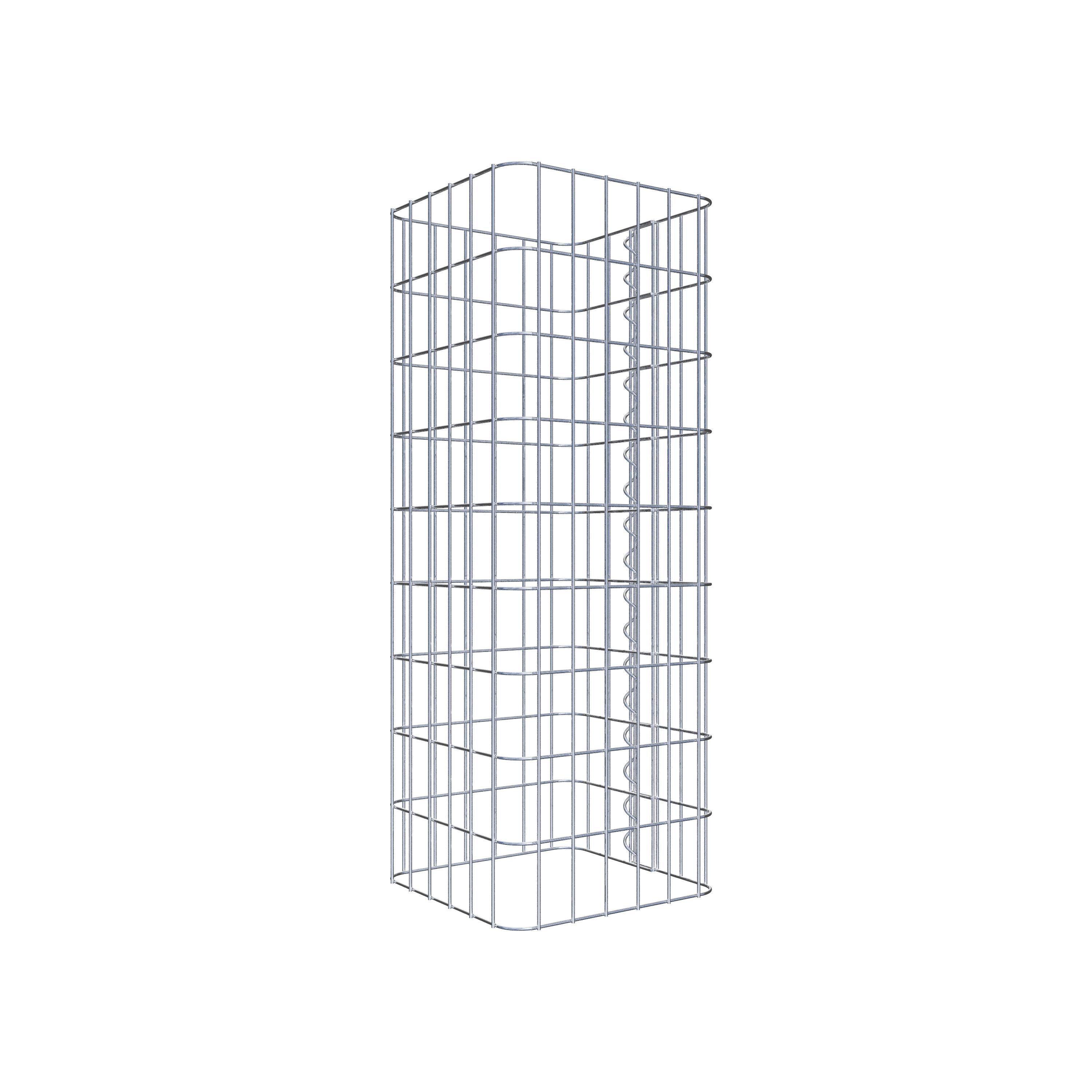 Gabion column 32 x 32 cm, MW 5 x 10 cm square