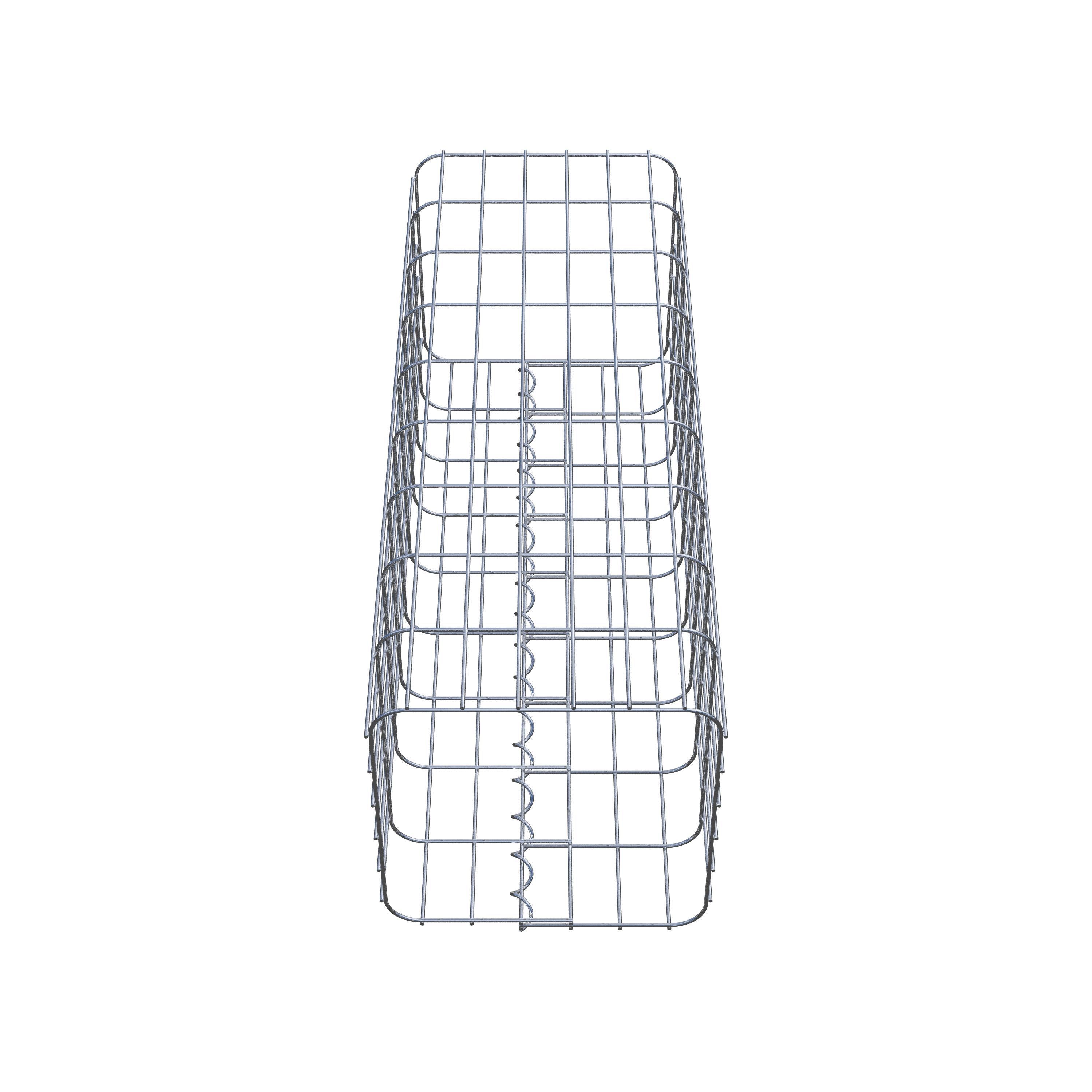 Gabion column 32 x 32 cm, MW 5 x 10 cm square