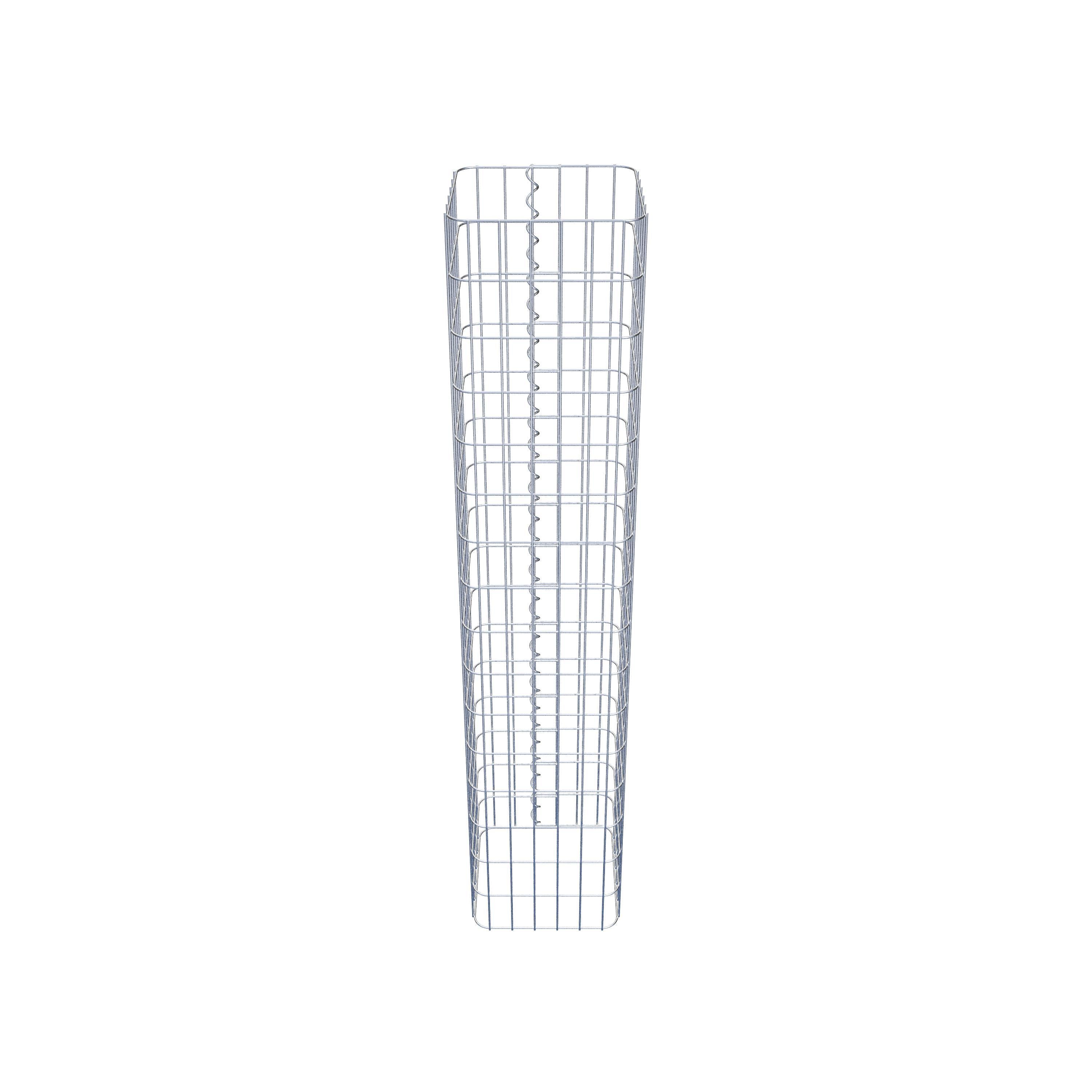 Gabion column 32 x 32 cm, MW 5 x 10 cm square