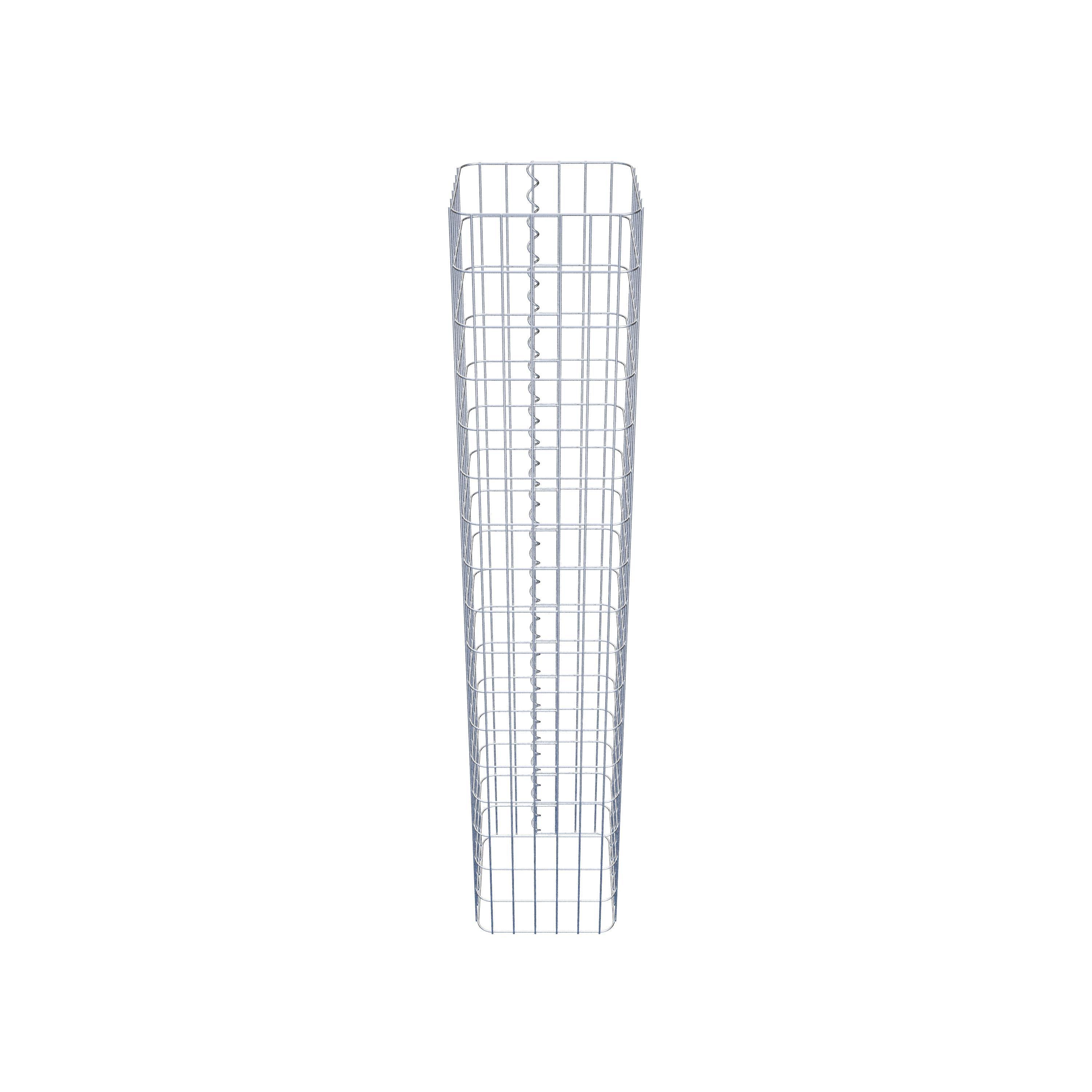 Gabion column 32 x 32 cm, MW 5 x 10 cm square