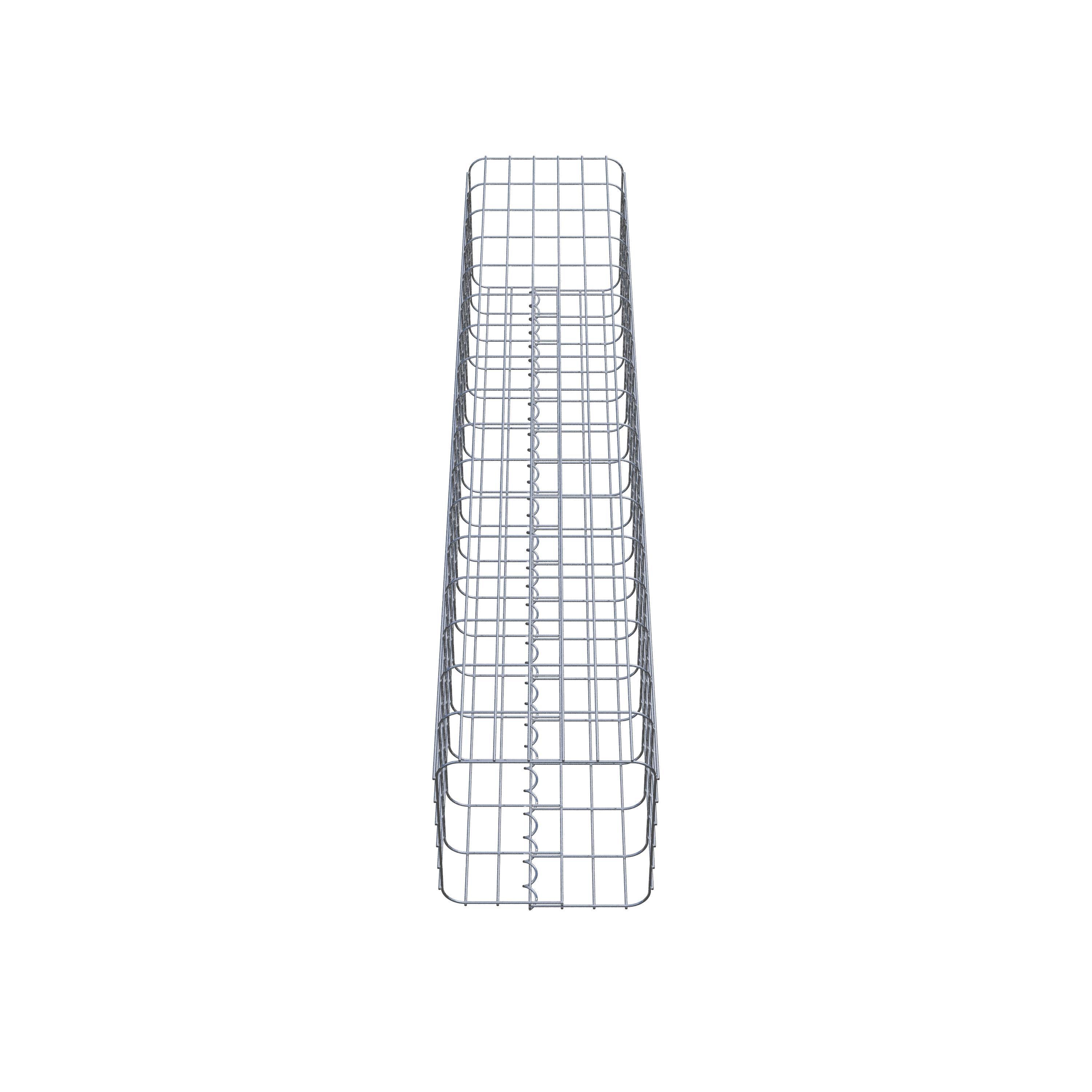 Gabion column 32 x 32 cm, MW 5 x 10 cm square
