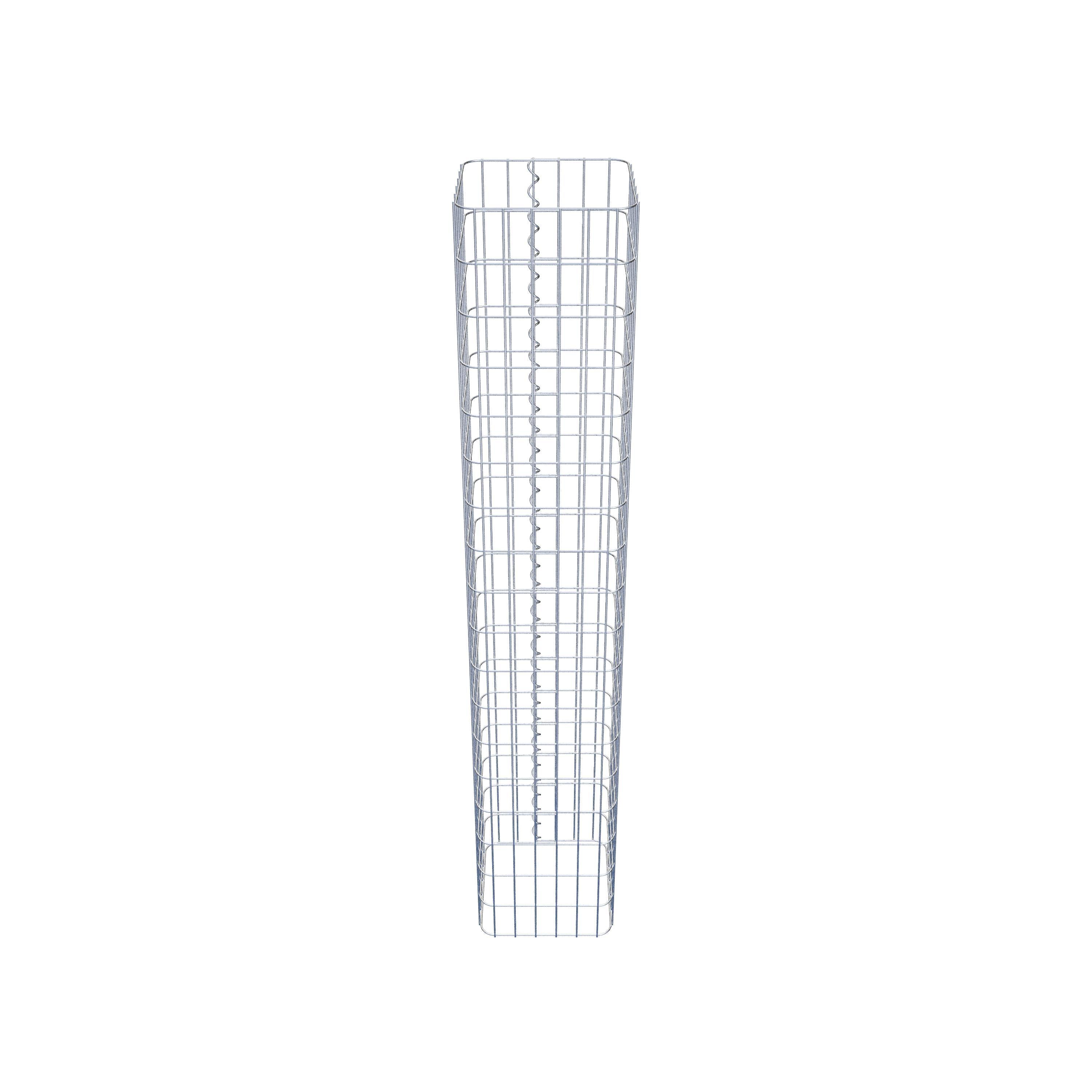 Gabion column 32 x 32 cm, MW 5 x 10 cm square