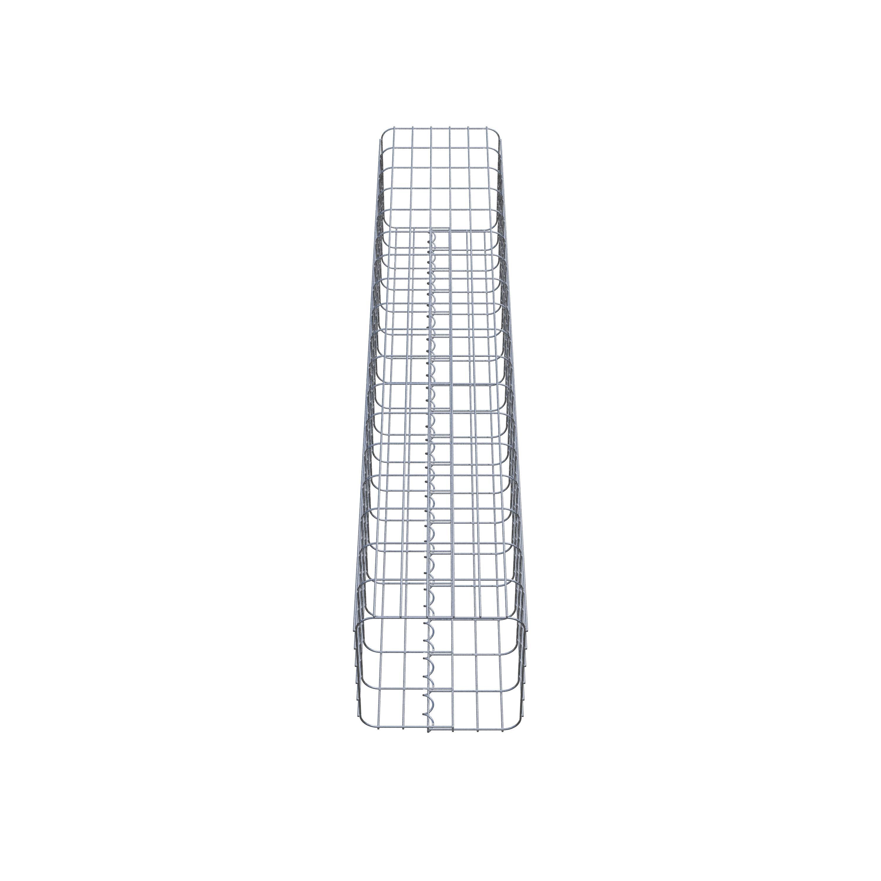 Gabion column 32 x 32 cm, MW 5 x 10 cm square