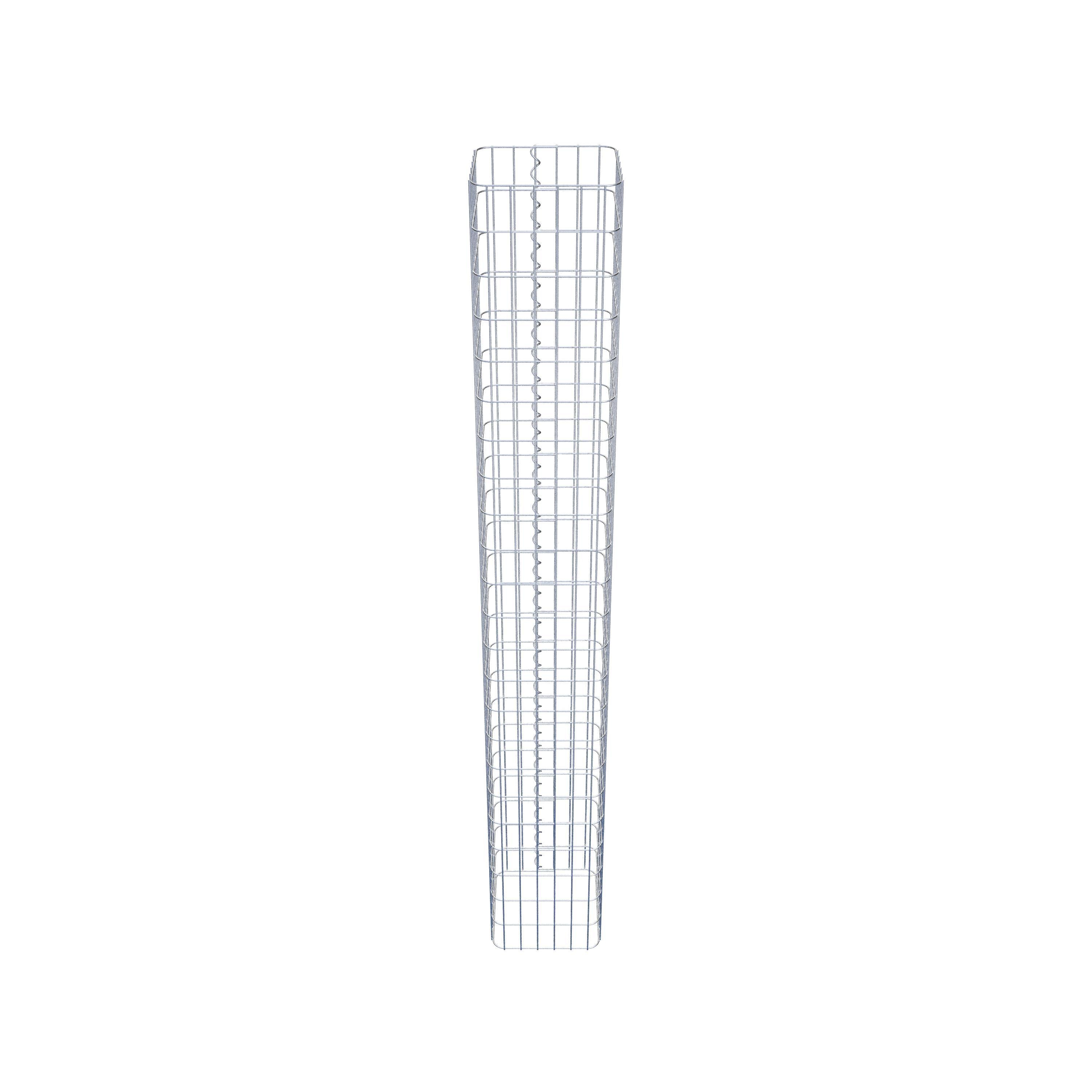 Gabion column 32 x 32 cm, MW 5 x 10 cm square