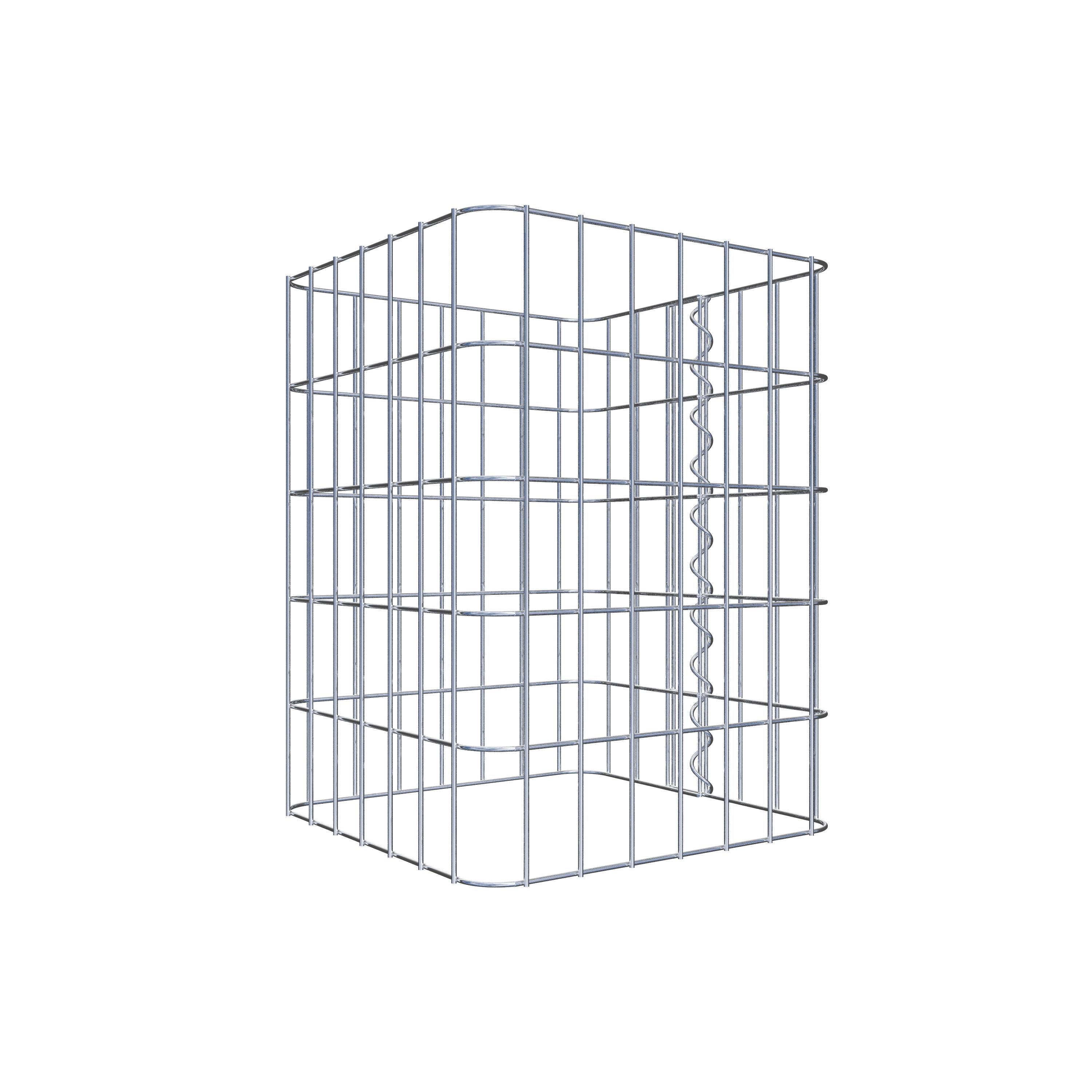 Colonne de gabion 37 x 37 cm, MW 5 x 10 cm carré