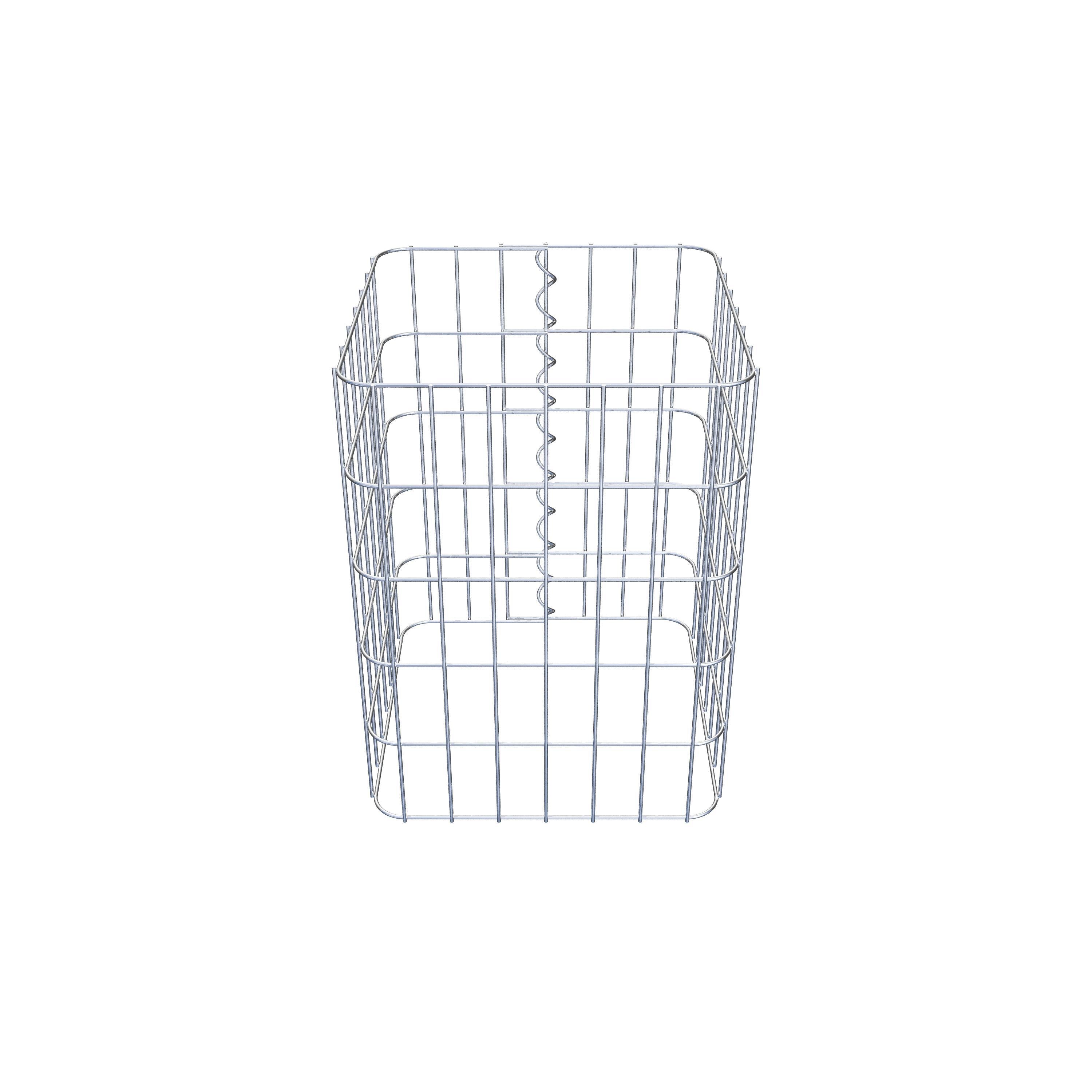 Colonne de gabion 37 x 37 cm, MW 5 x 10 cm carré