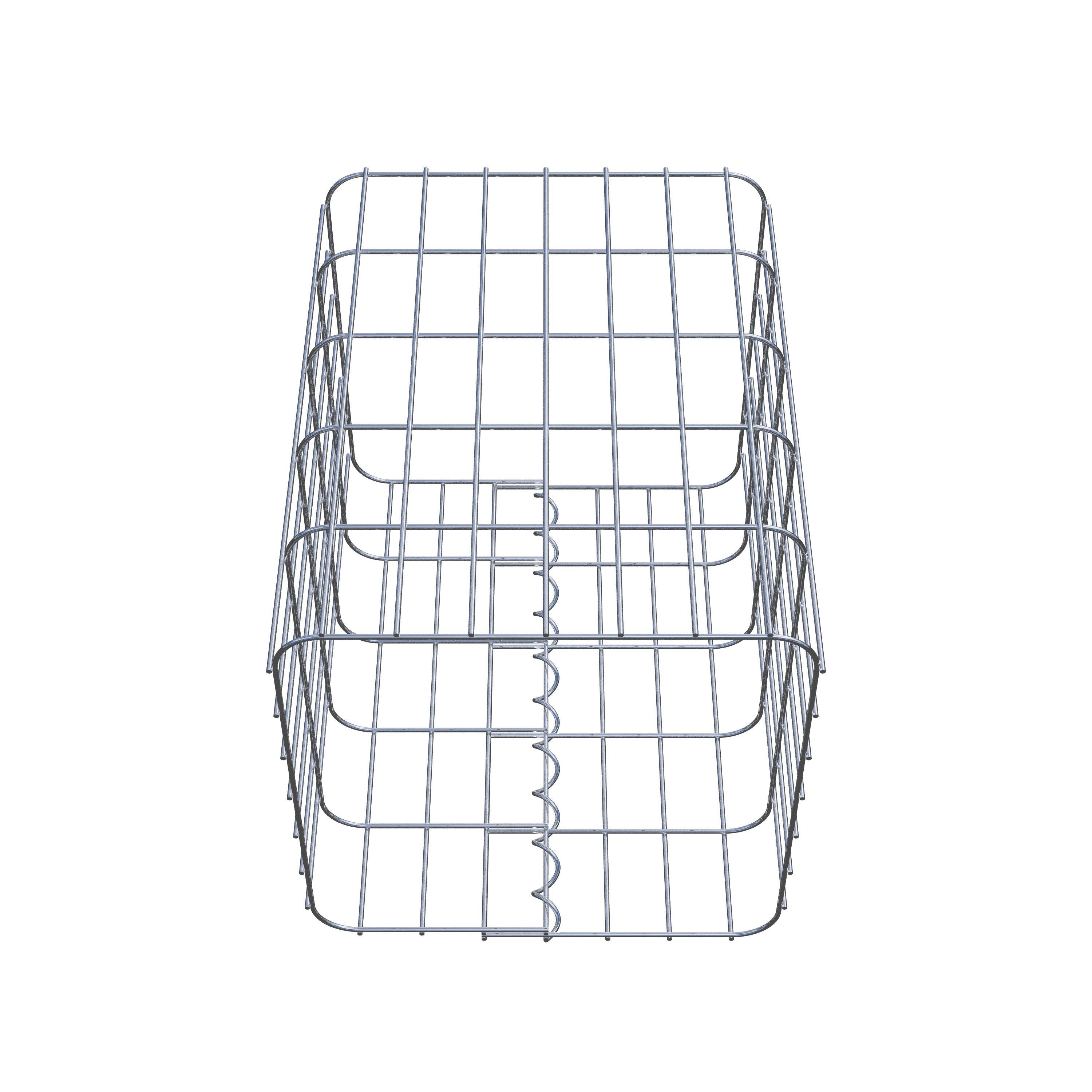 Colonne de gabion 37 x 37 cm, MW 5 x 10 cm carré