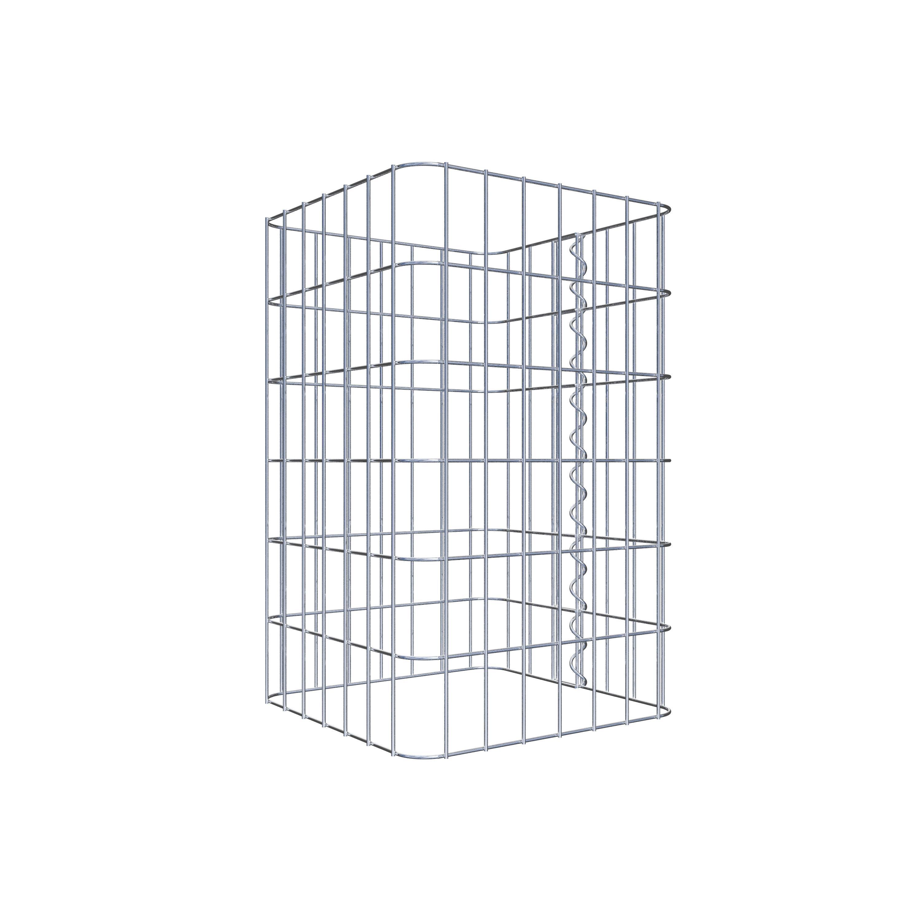 Colonne de gabion 37 x 37 cm, MW 5 x 10 cm carré