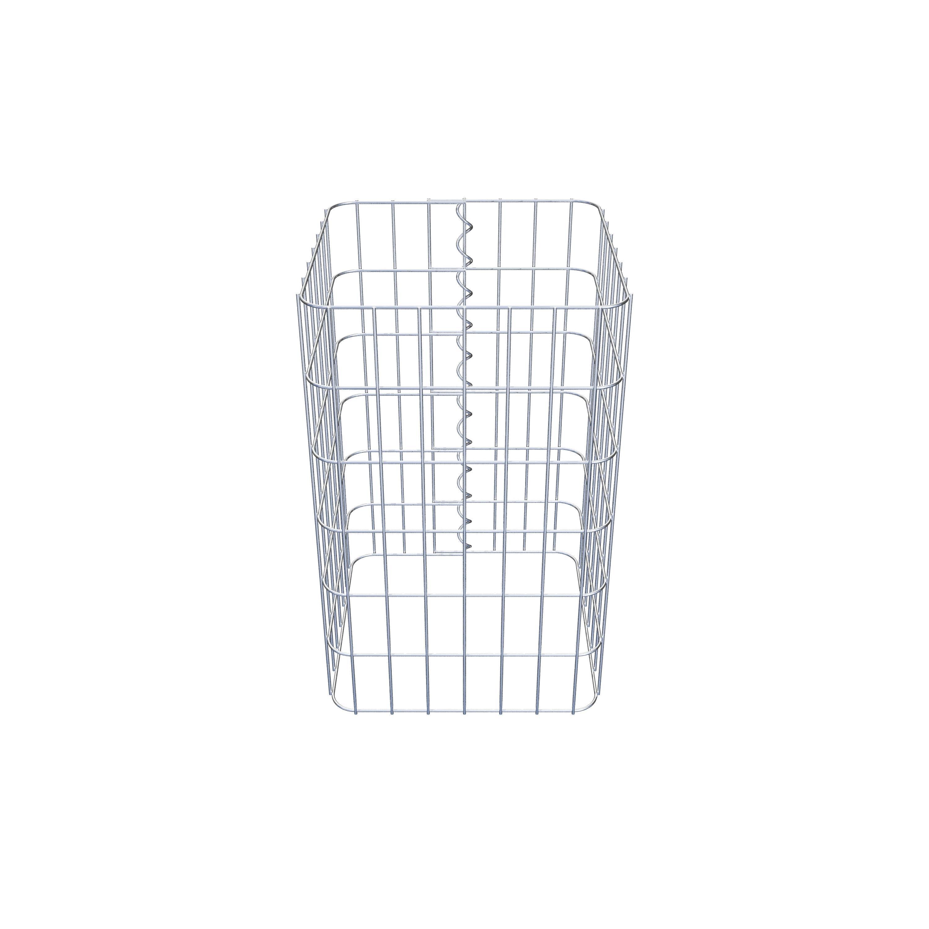 Colonne de gabion 37 x 37 cm, MW 5 x 10 cm carré
