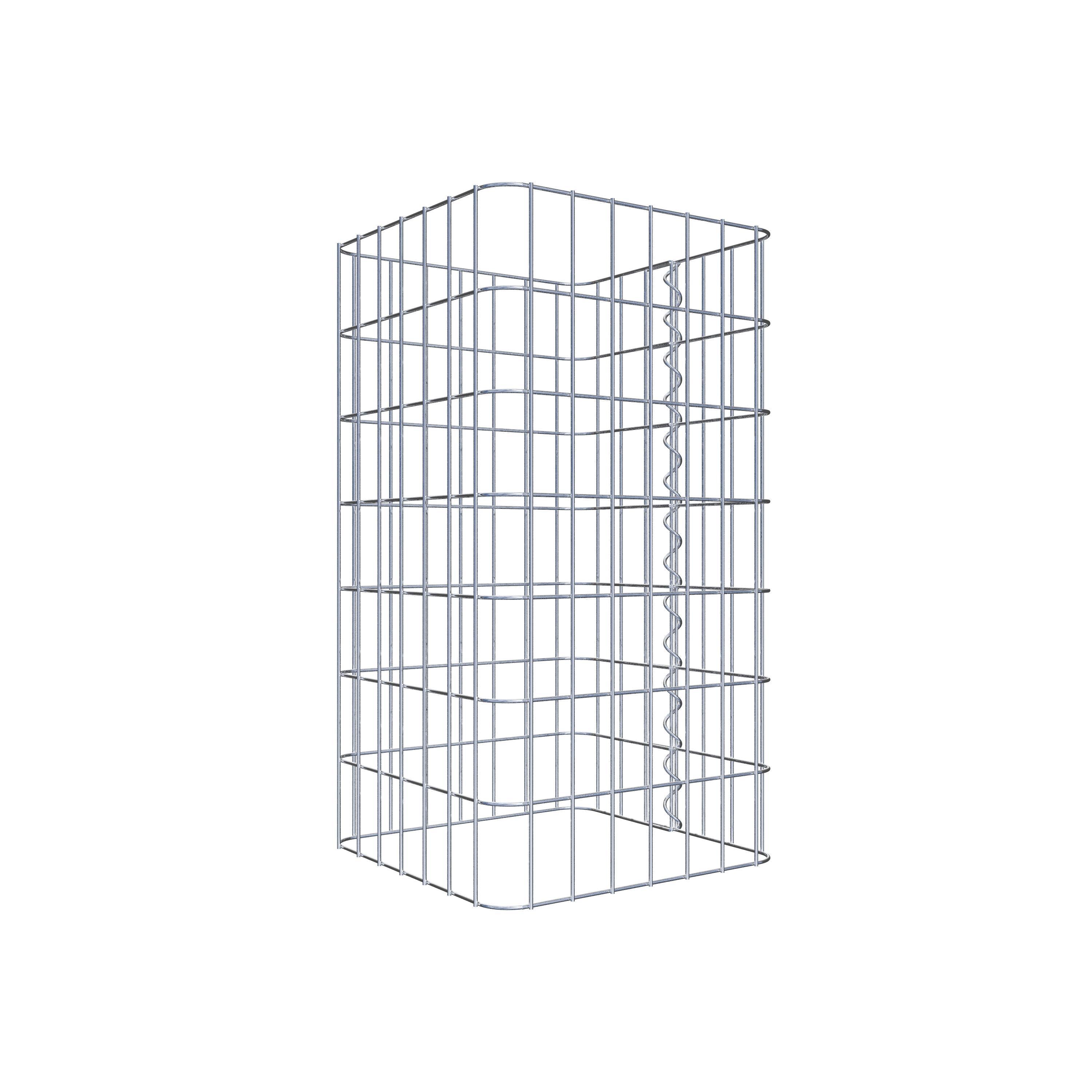 Colonne de gabion 37 x 37 cm, MW 5 x 10 cm carré