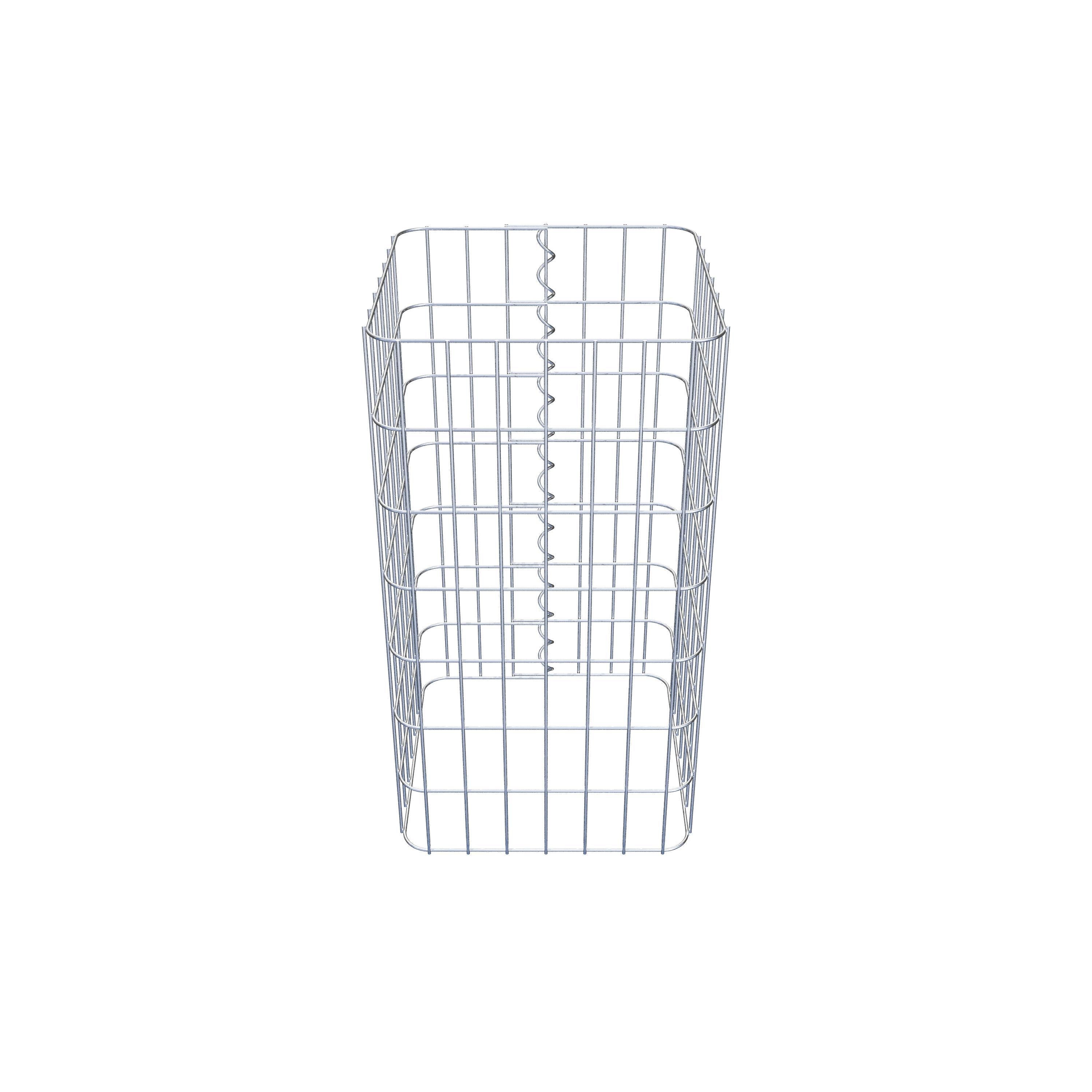 Colonne de gabion 37 x 37 cm, MW 5 x 10 cm carré
