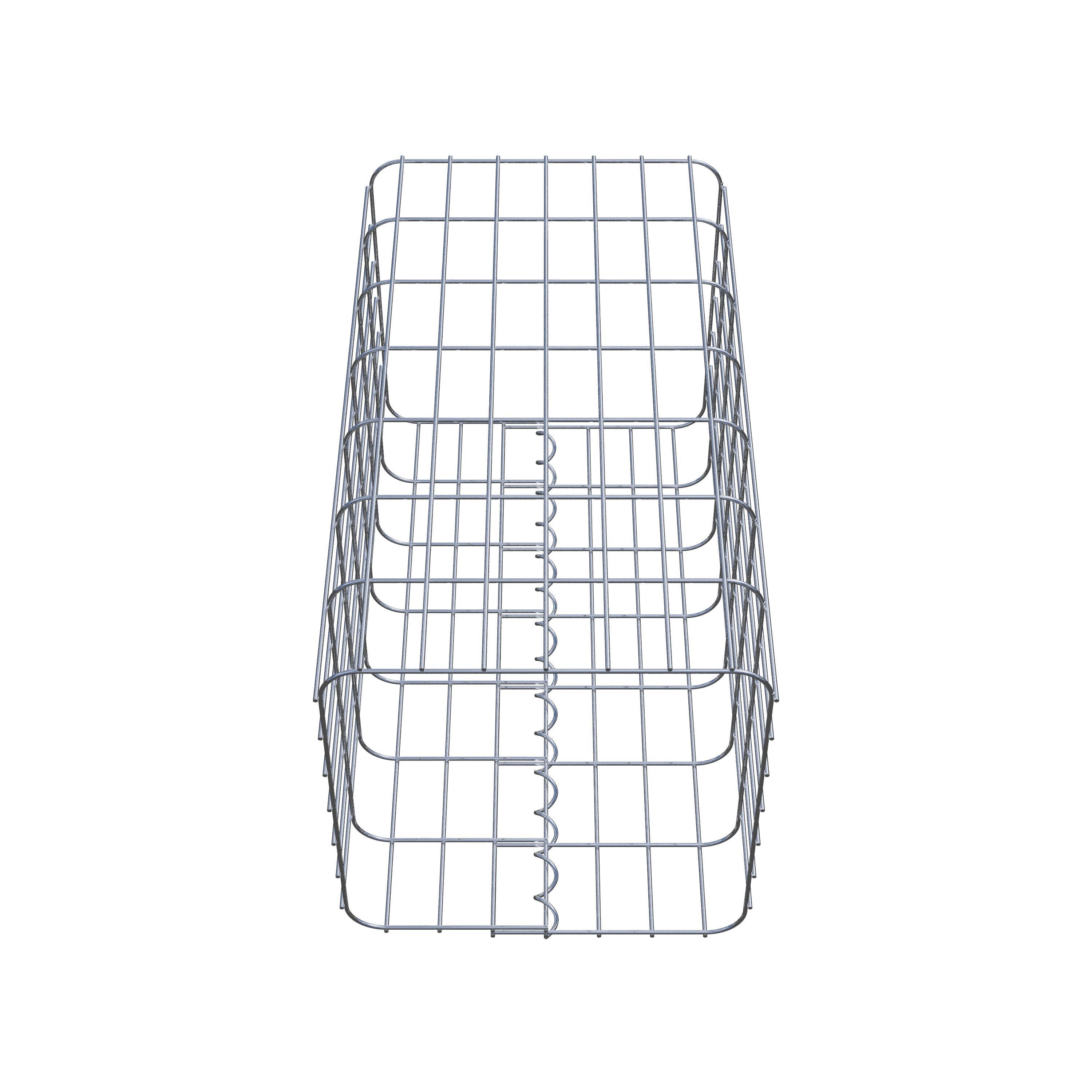 Colonne de gabion 37 x 37 cm, MW 5 x 10 cm carré