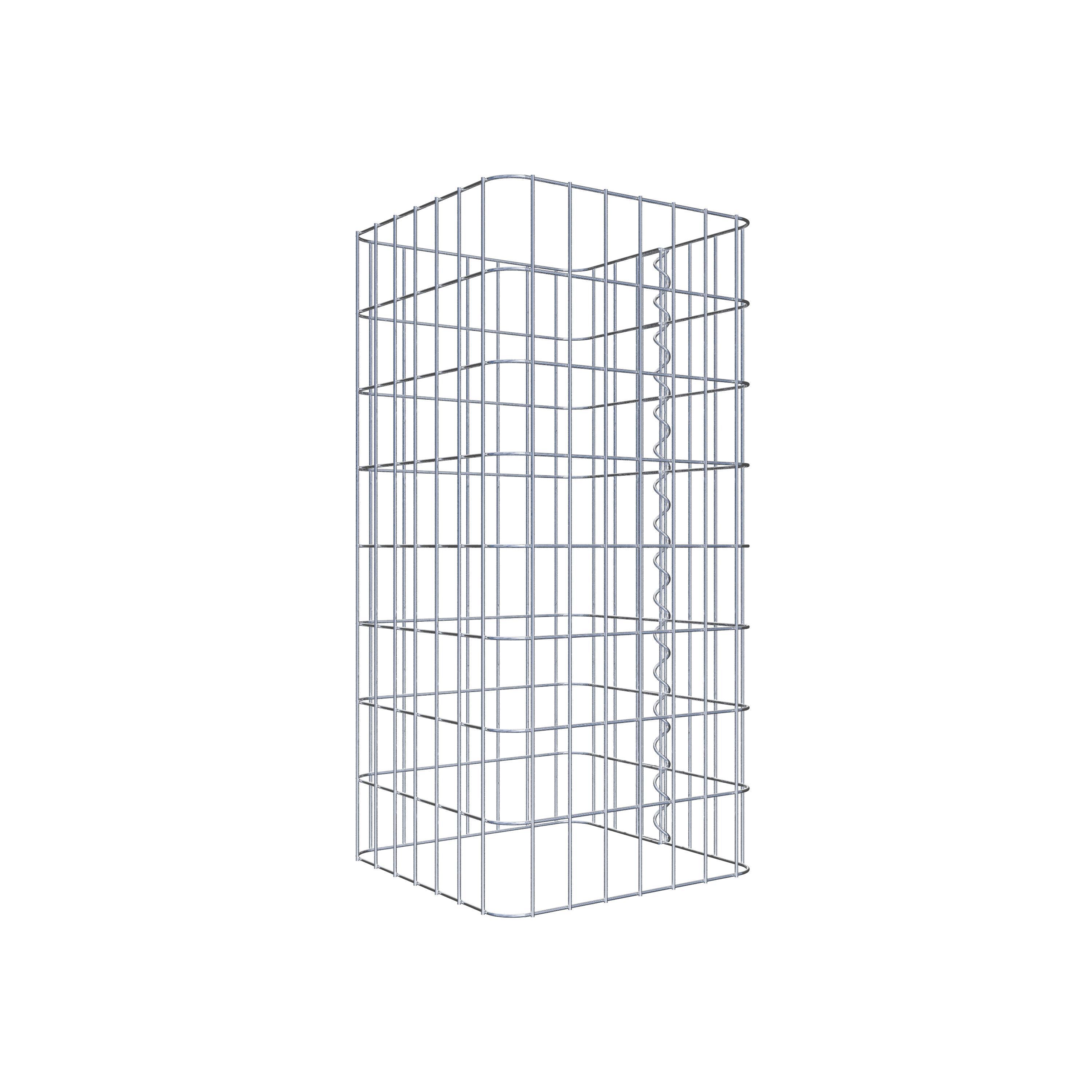 Colonne de gabion 37 x 37 cm, MW 5 x 10 cm carré