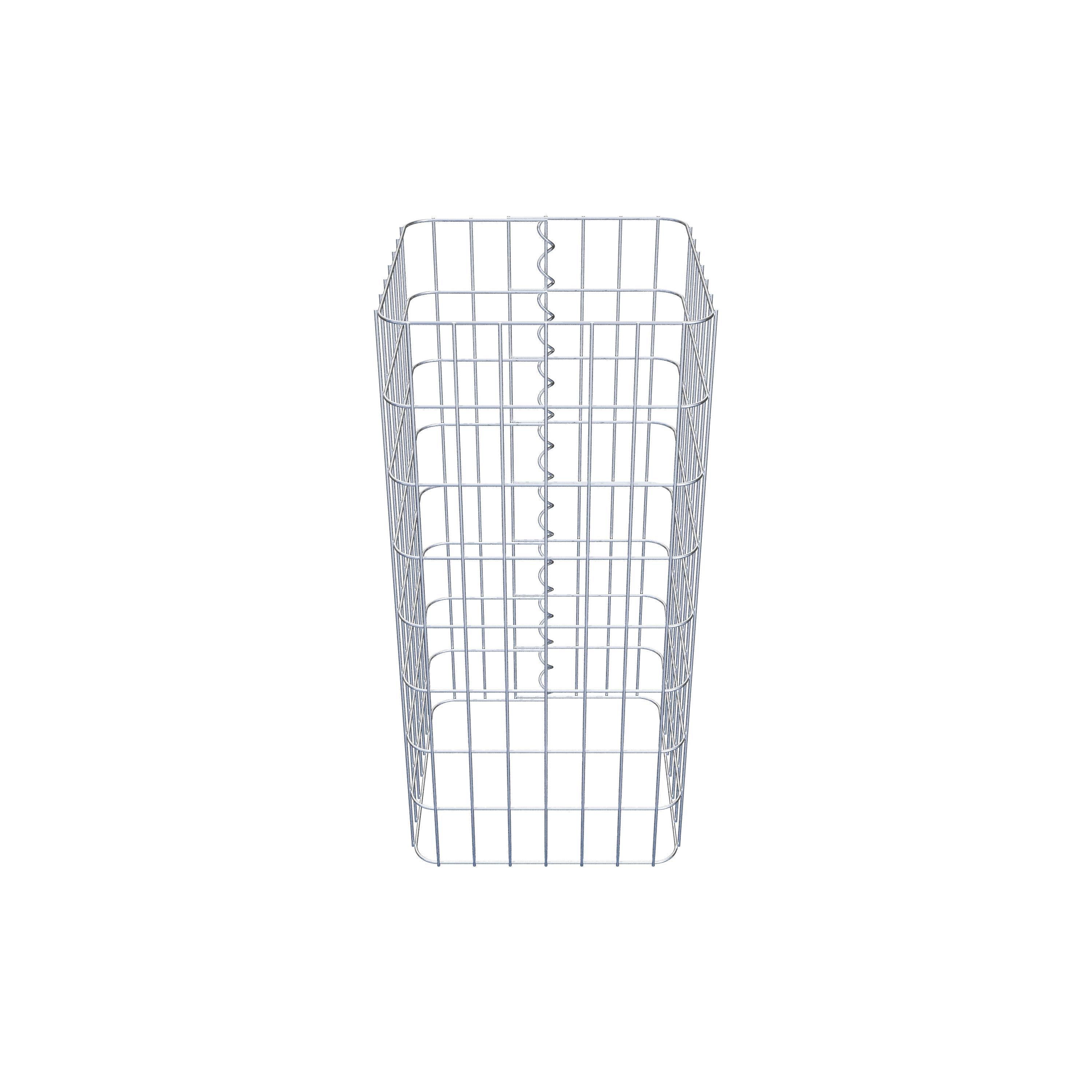 Colonne de gabion 37 x 37 cm, MW 5 x 10 cm carré