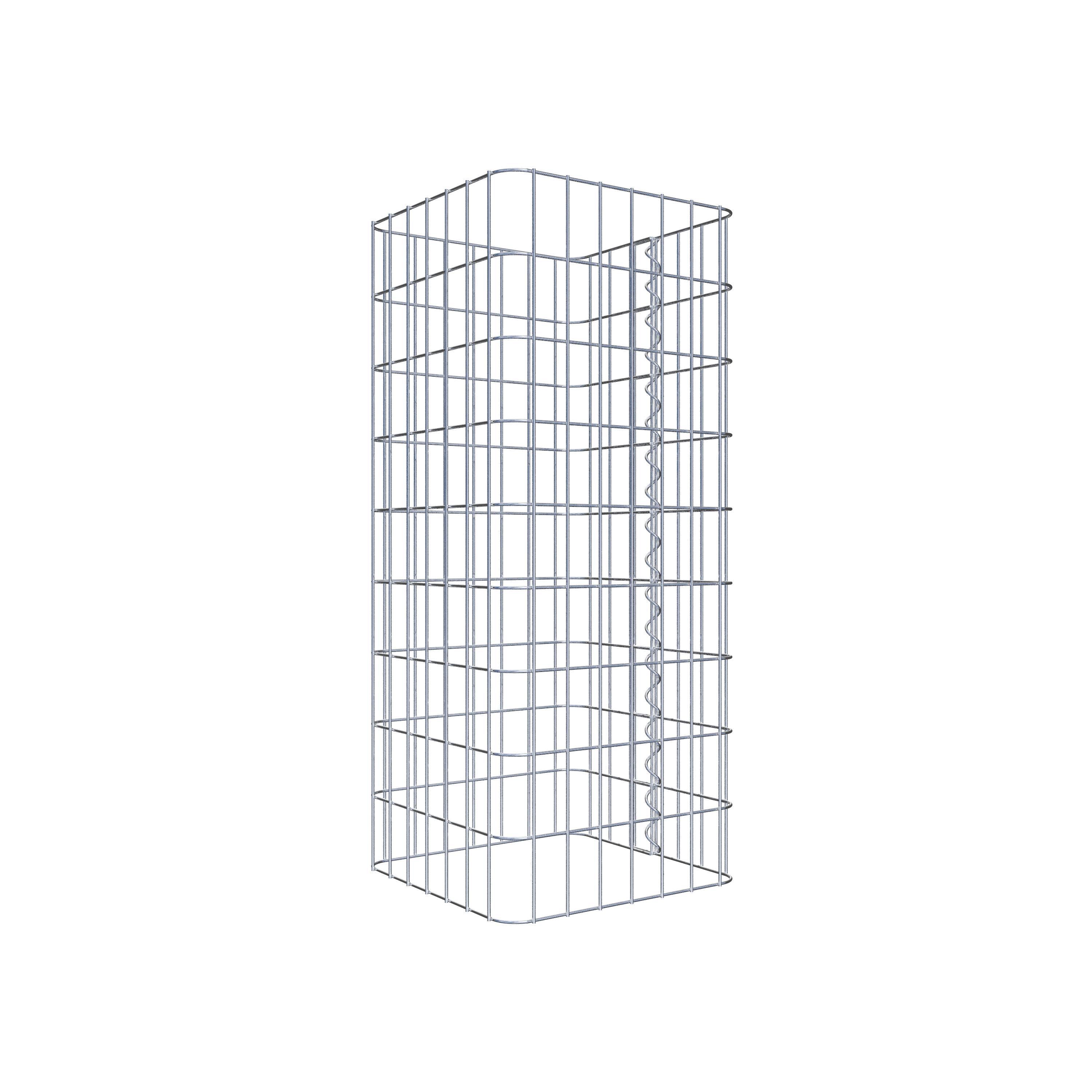 Colonne de gabion 37 x 37 cm, MW 5 x 10 cm carré