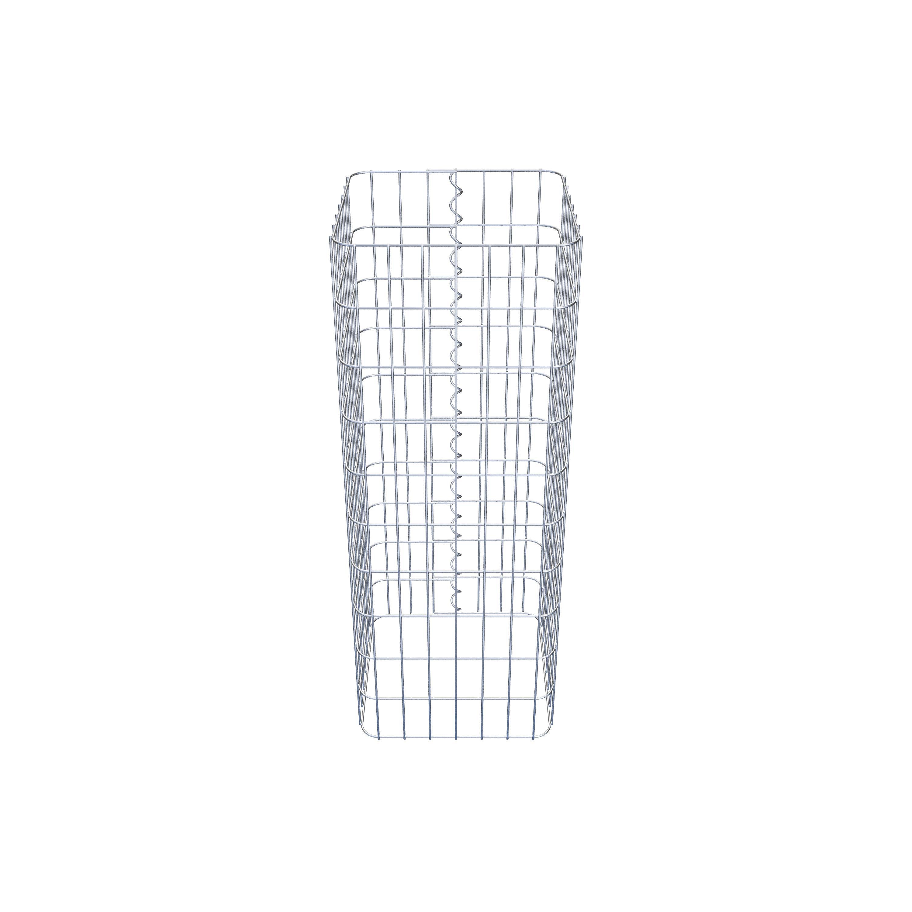 Colonne de gabion 37 x 37 cm, MW 5 x 10 cm carré