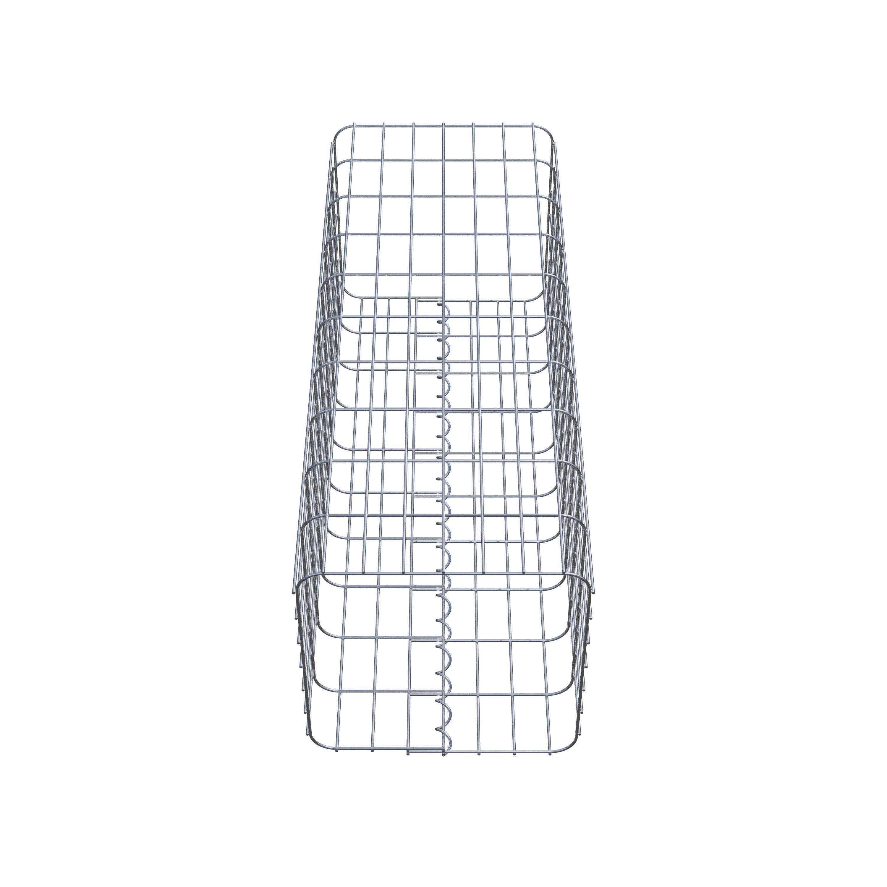 Colonne de gabion 37 x 37 cm, MW 5 x 10 cm carré