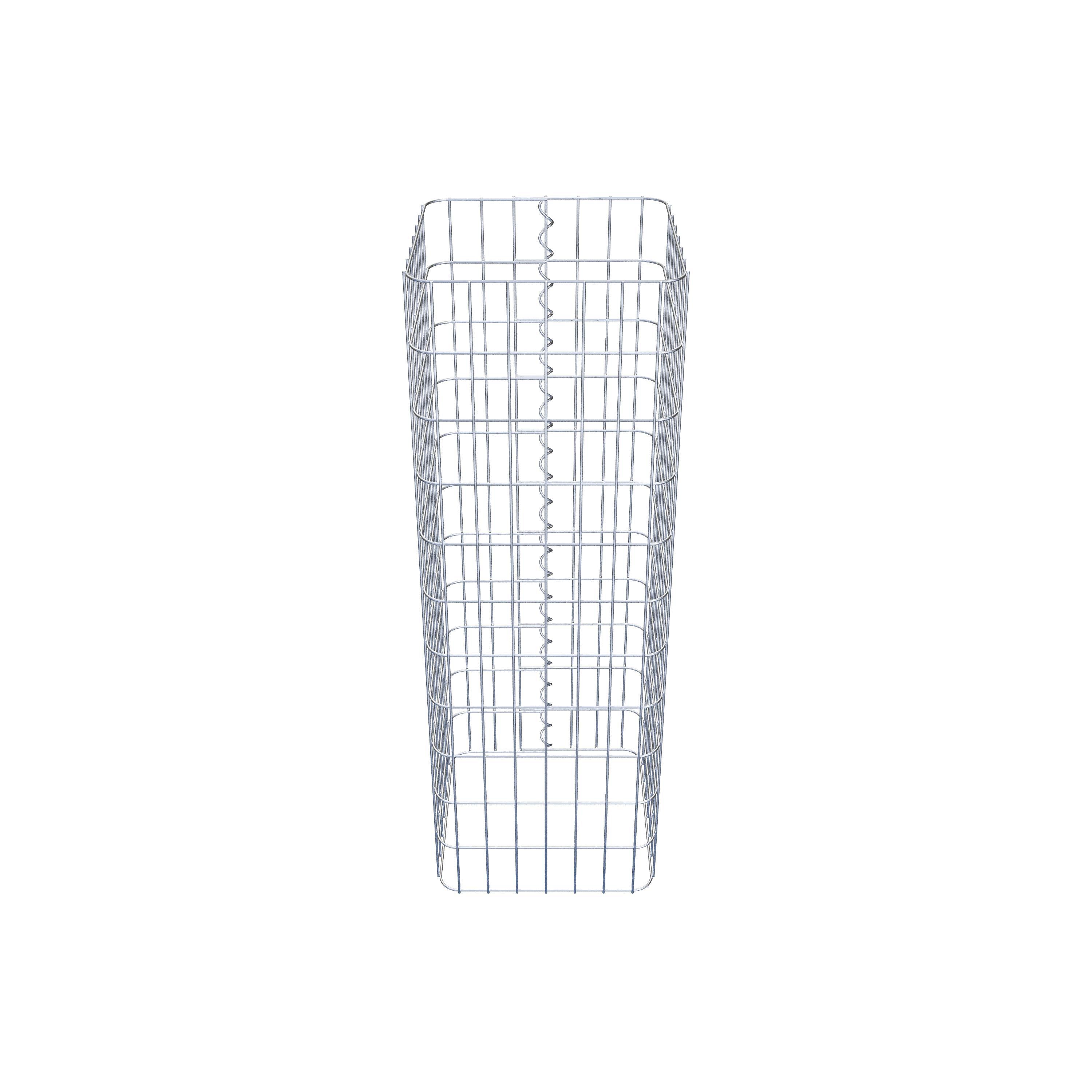 Colonne de gabion 37 x 37 cm, MW 5 x 10 cm carré