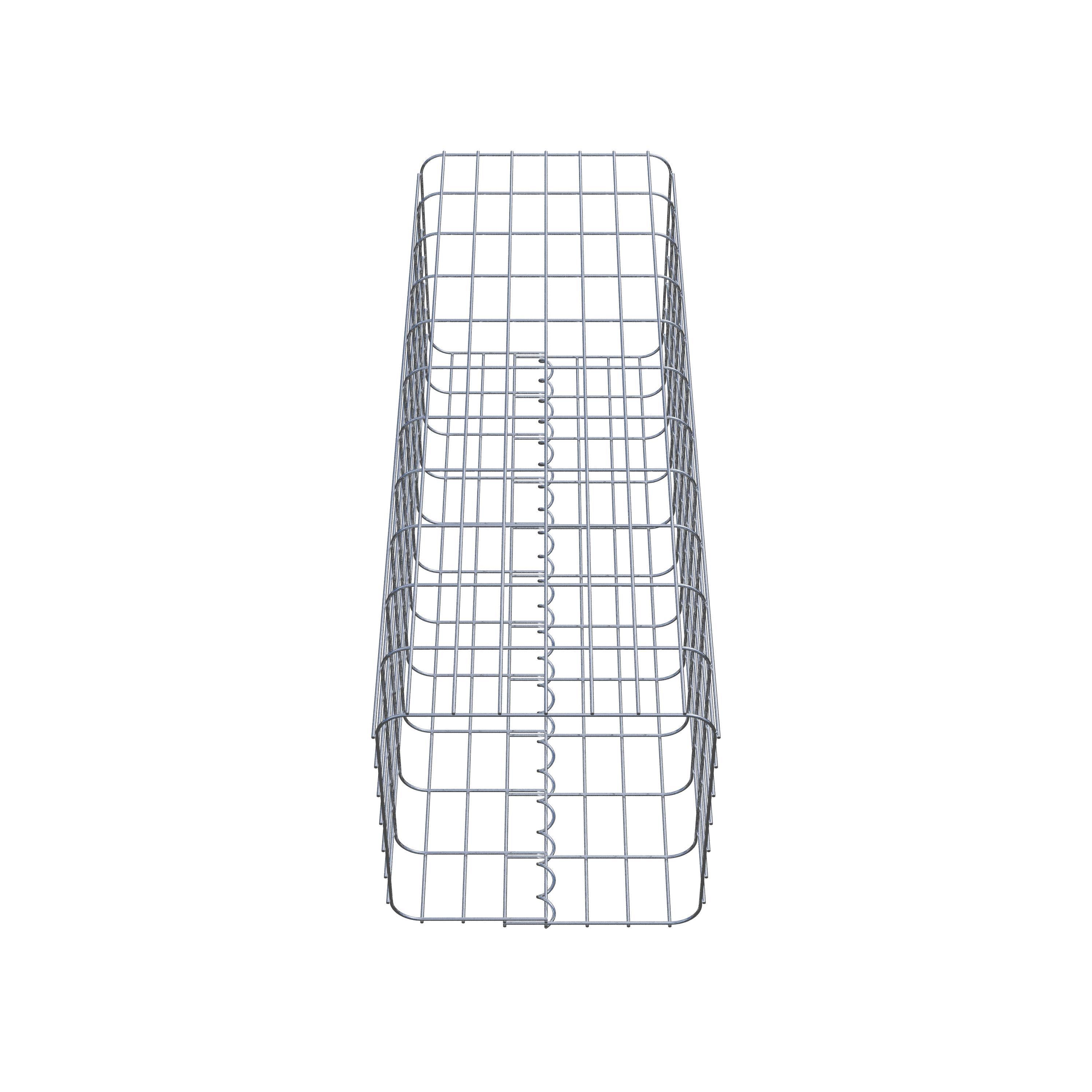 Colonne de gabion 37 x 37 cm, MW 5 x 10 cm carré