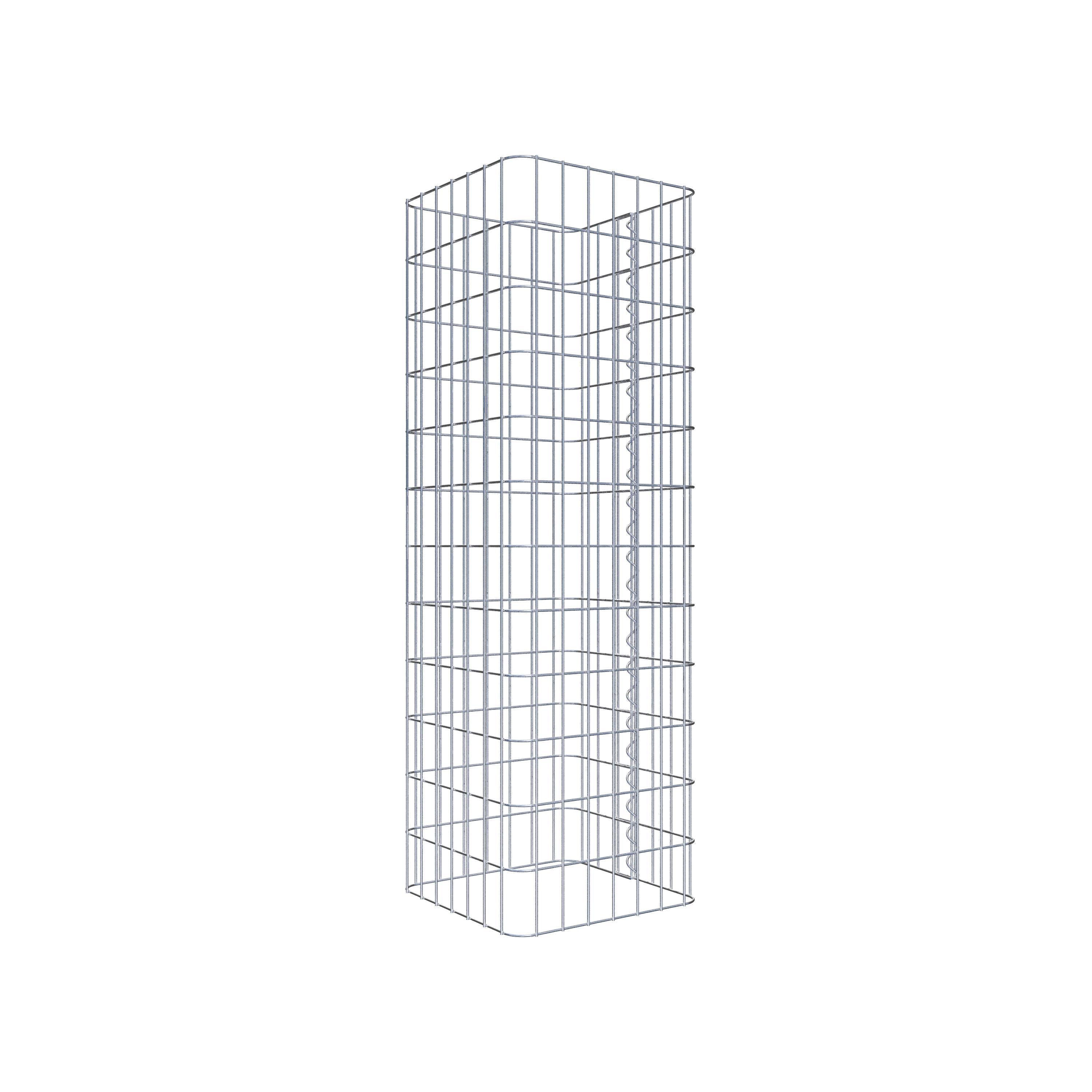 Colonne de gabion 37 x 37 cm, MW 5 x 10 cm carré