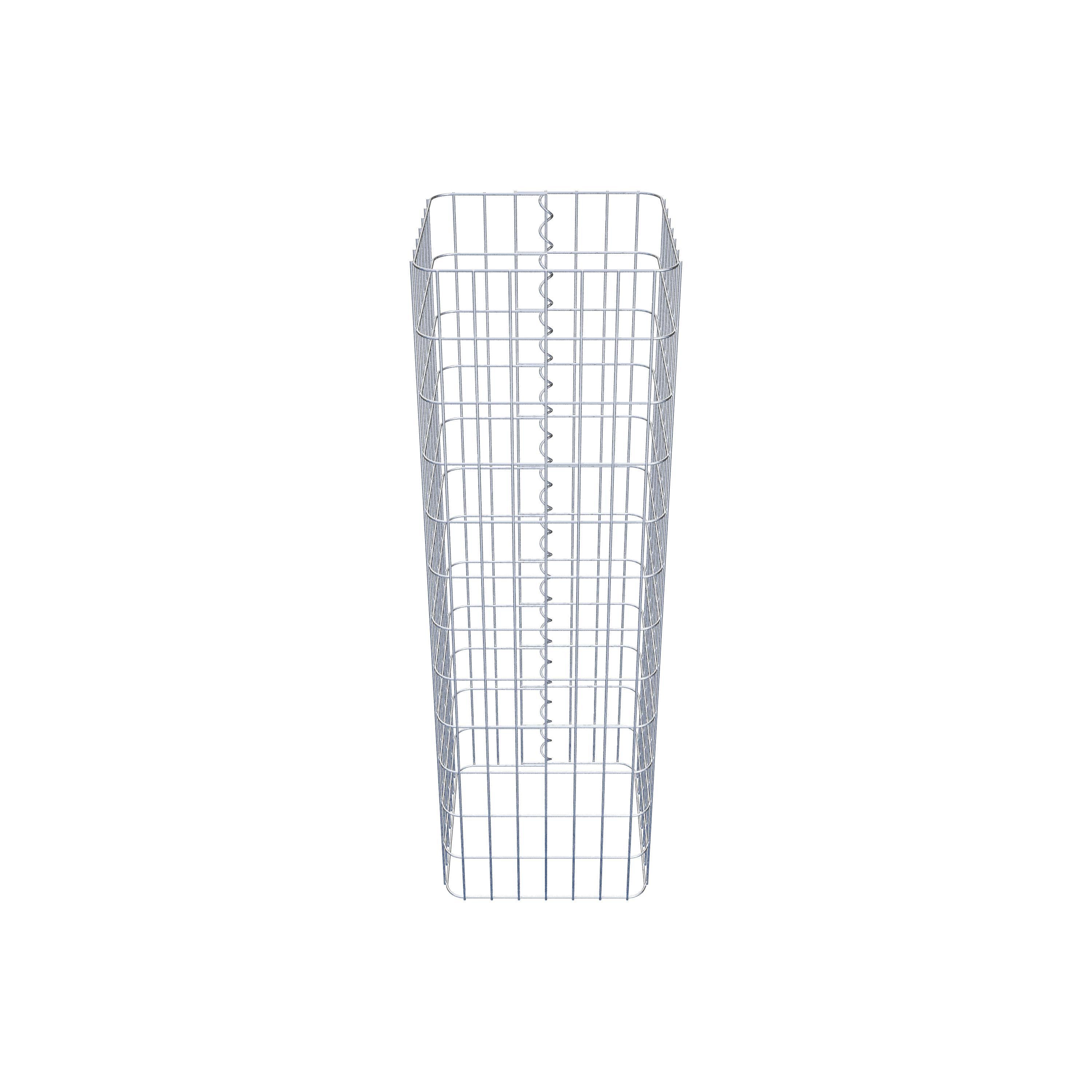 Colonne de gabion 37 x 37 cm, MW 5 x 10 cm carré