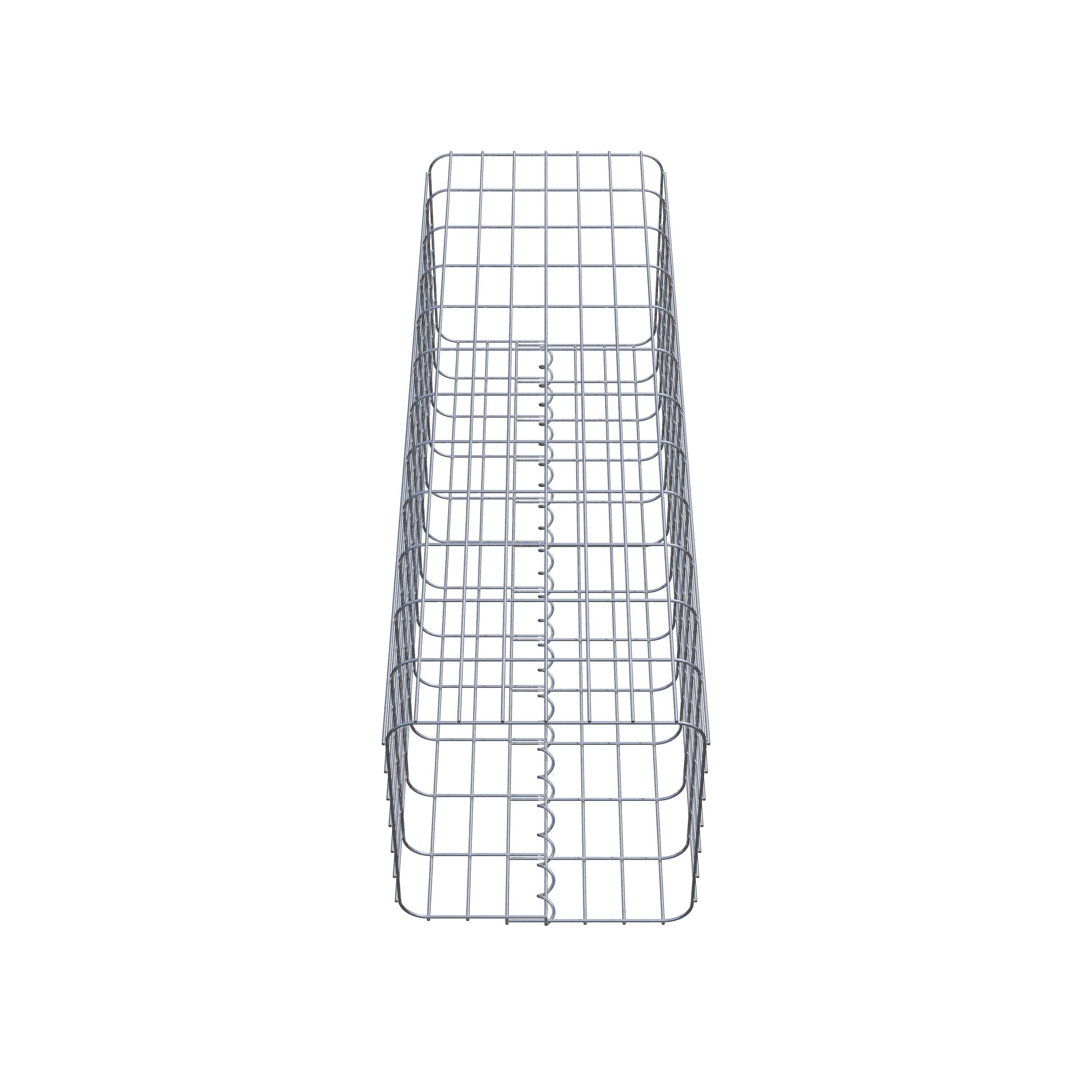 Colonne de gabion 37 x 37 cm, MW 5 x 10 cm carré